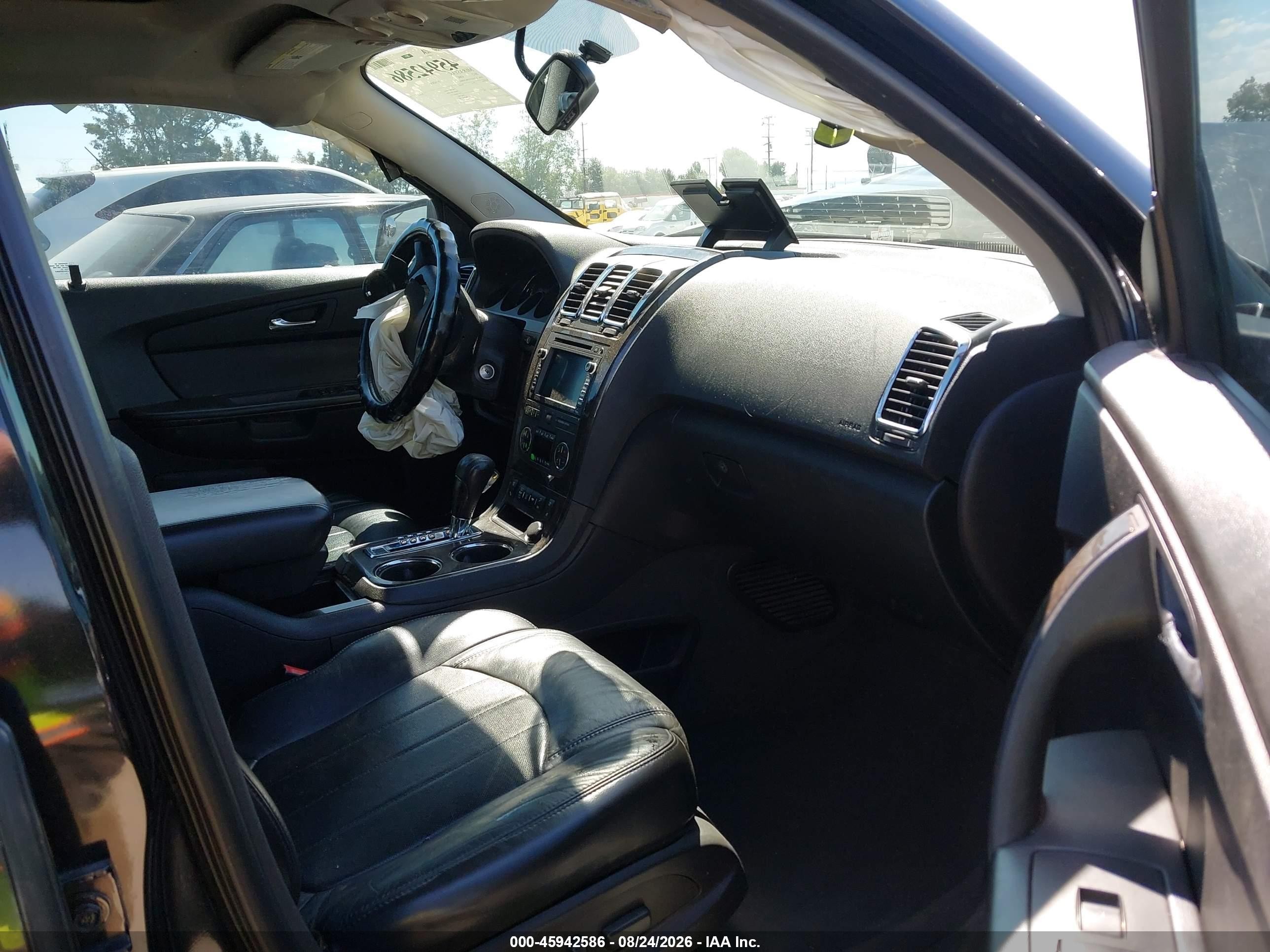 2012 Gmc Acadia Denali Black vin: 1GKKRTED8CJ408602