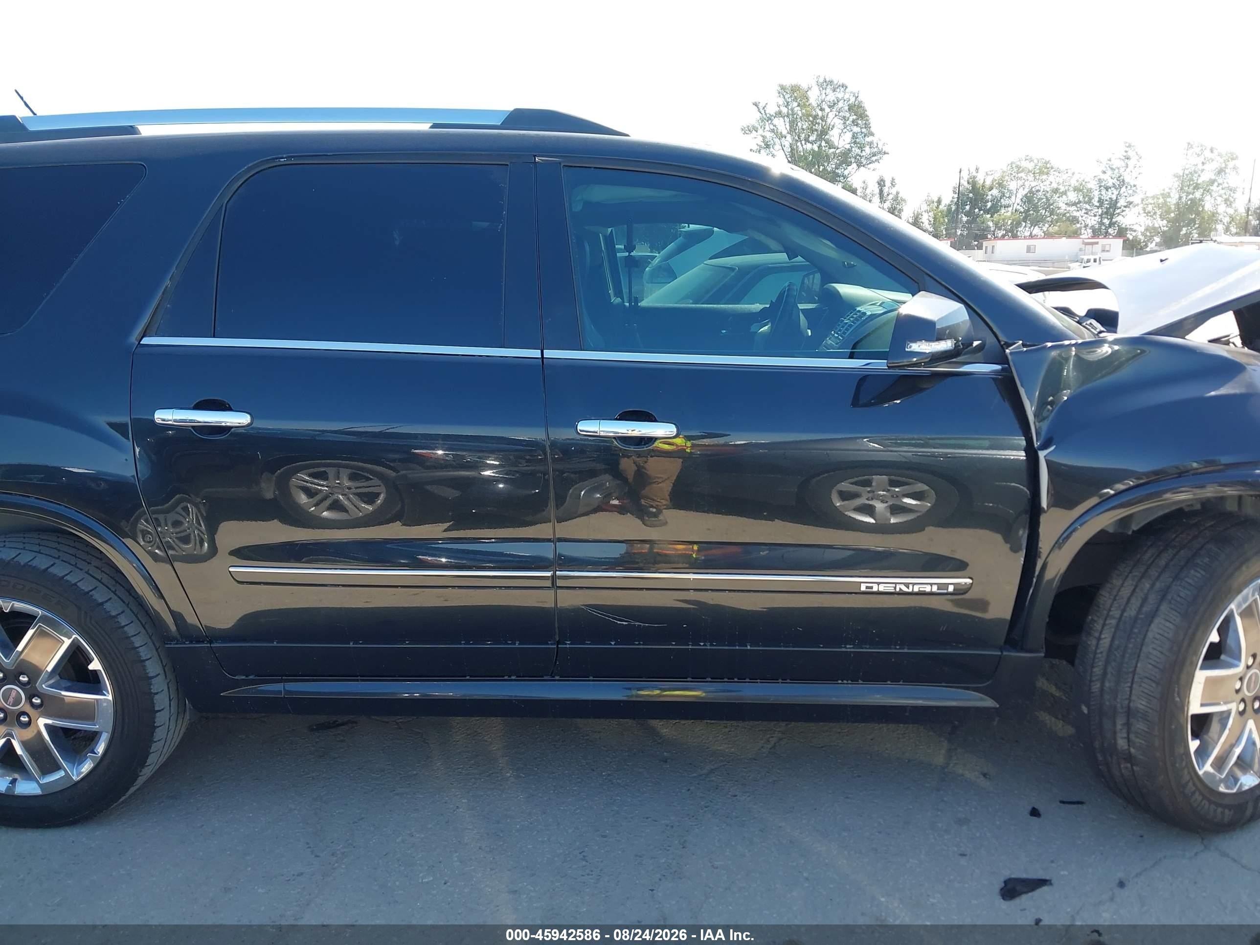 2012 Gmc Acadia Denali Black vin: 1GKKRTED8CJ408602