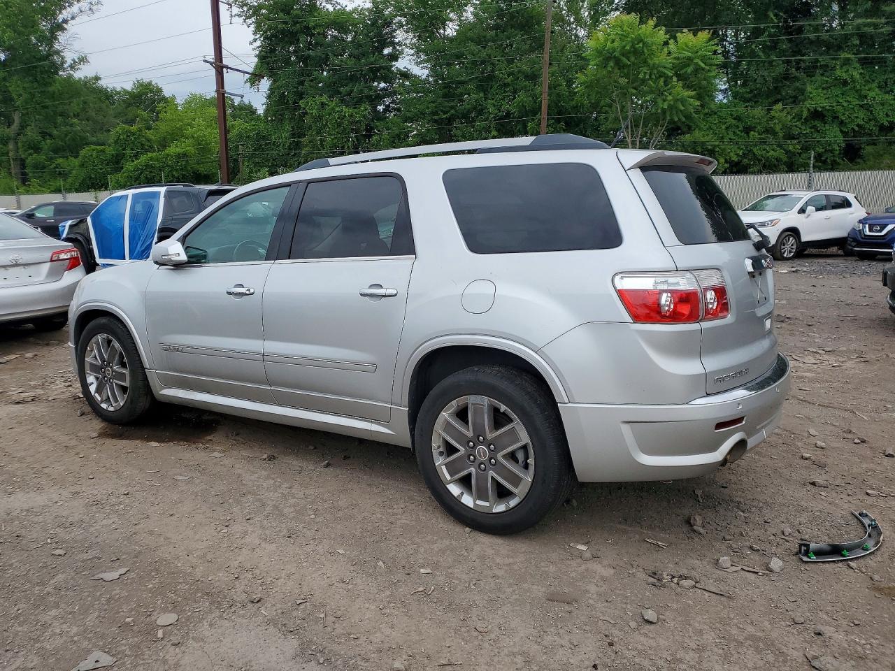 2012 Gmc Acadia Denali Серебряный vin: 1GKKRTED9CJ158626