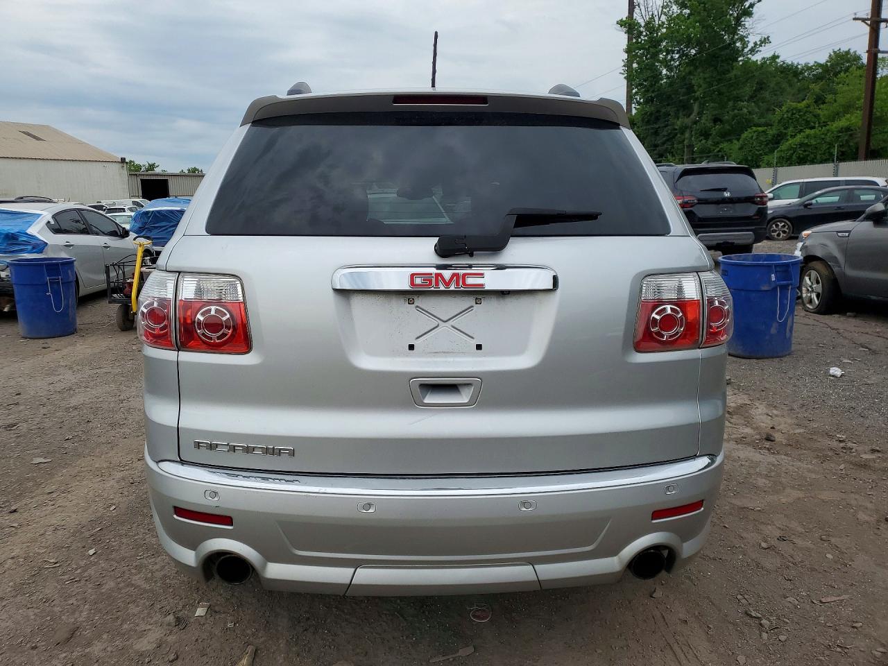 2012 Gmc Acadia Denali Серебряный vin: 1GKKRTED9CJ158626