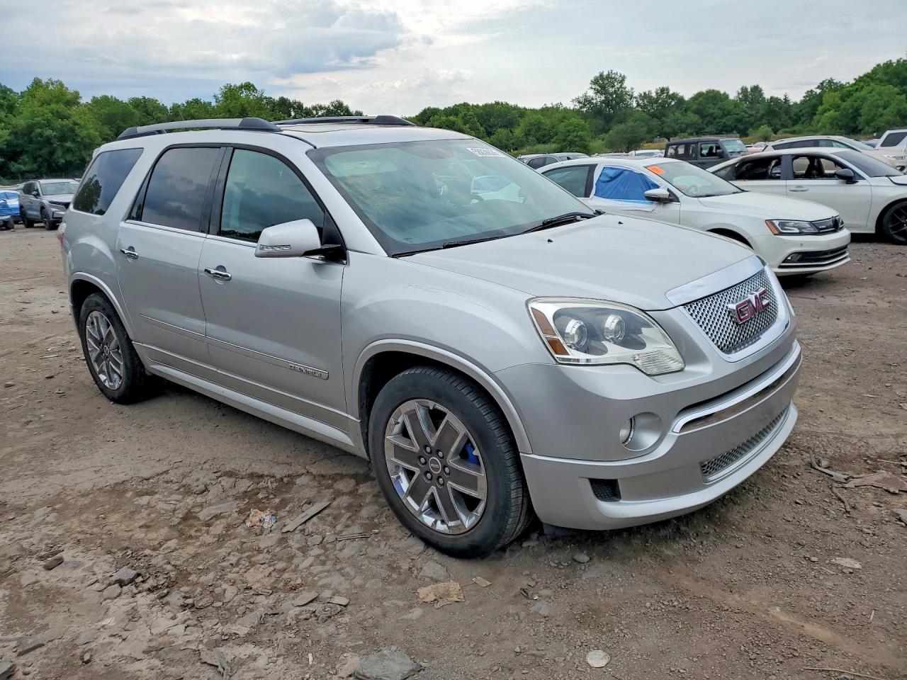 2012 Gmc Acadia Denali Серебряный vin: 1GKKRTED9CJ158626