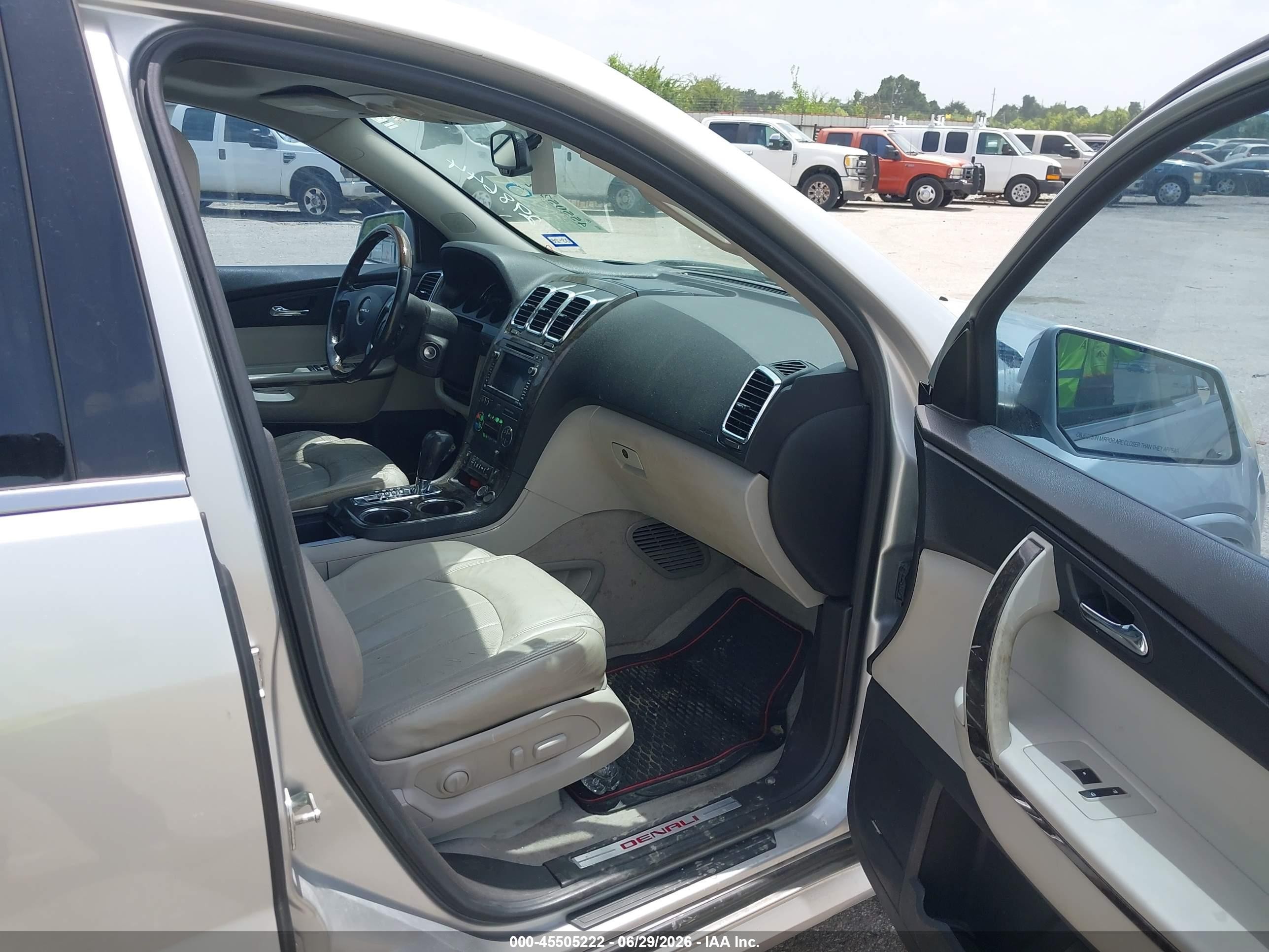 2012 Gmc Acadia Denali Silver vin: 1GKKRTED9CJ298644