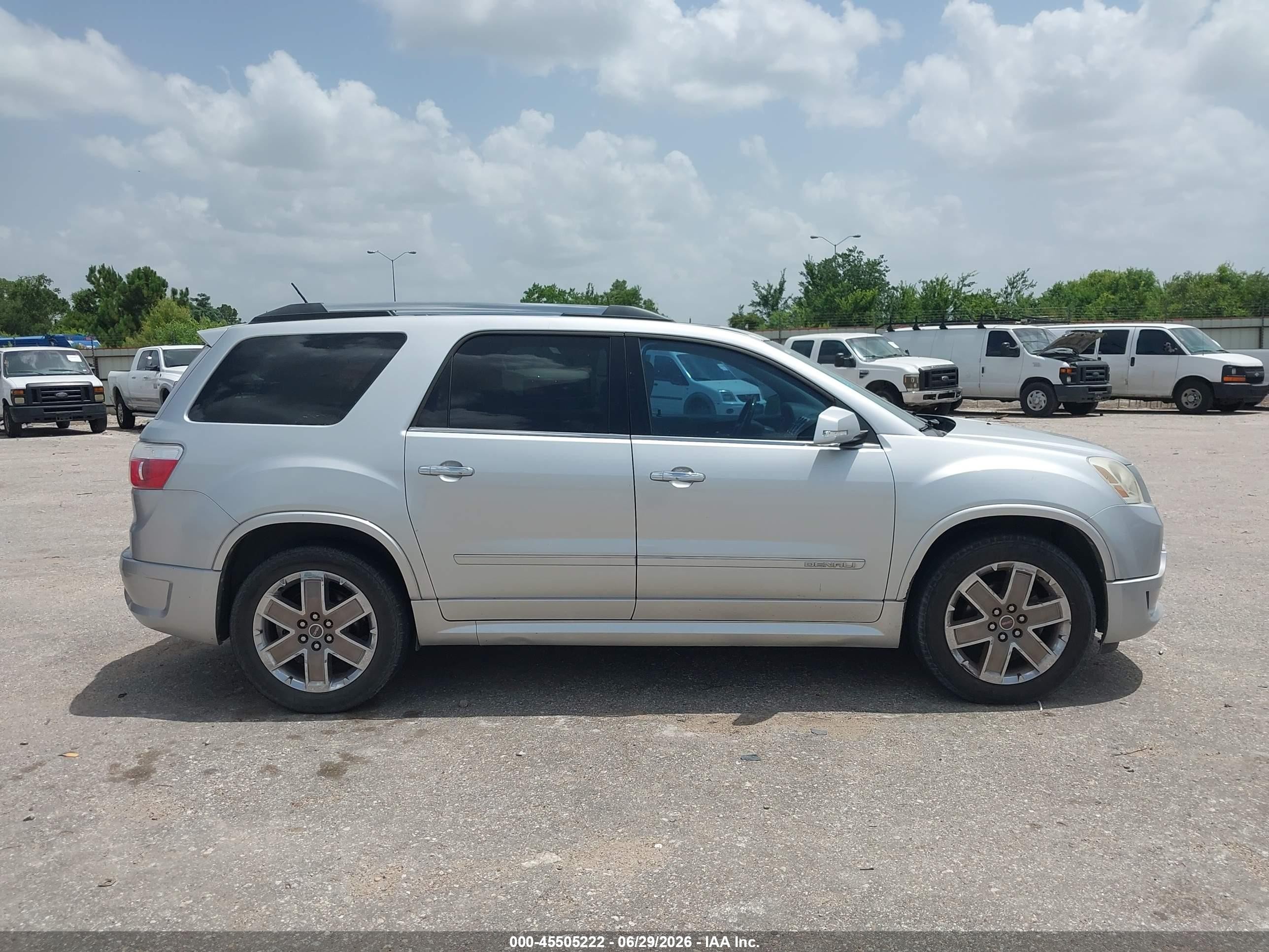 2012 Gmc Acadia Denali Silver vin: 1GKKRTED9CJ298644
