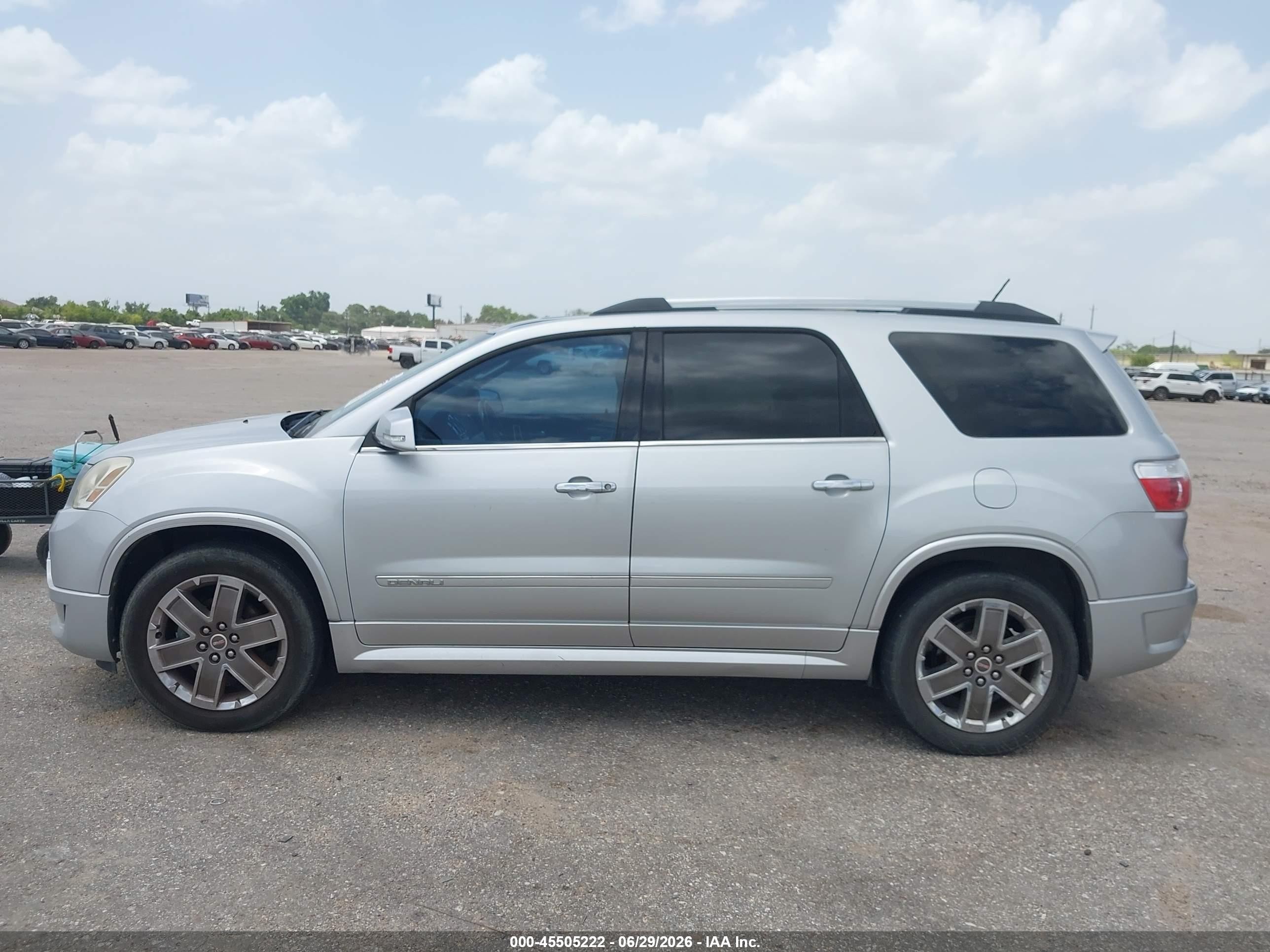 2012 Gmc Acadia Denali Silver vin: 1GKKRTED9CJ298644