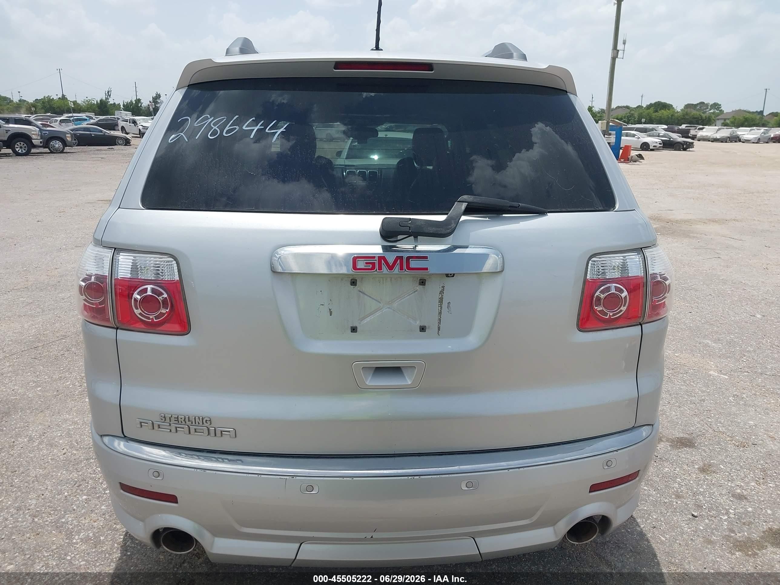 2012 Gmc Acadia Denali Silver vin: 1GKKRTED9CJ298644