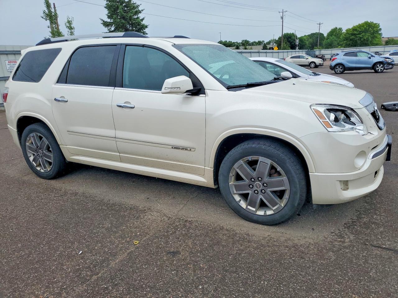 2011 Gmc Acadia Denali White vin: 1GKKRTEDXBJ211736