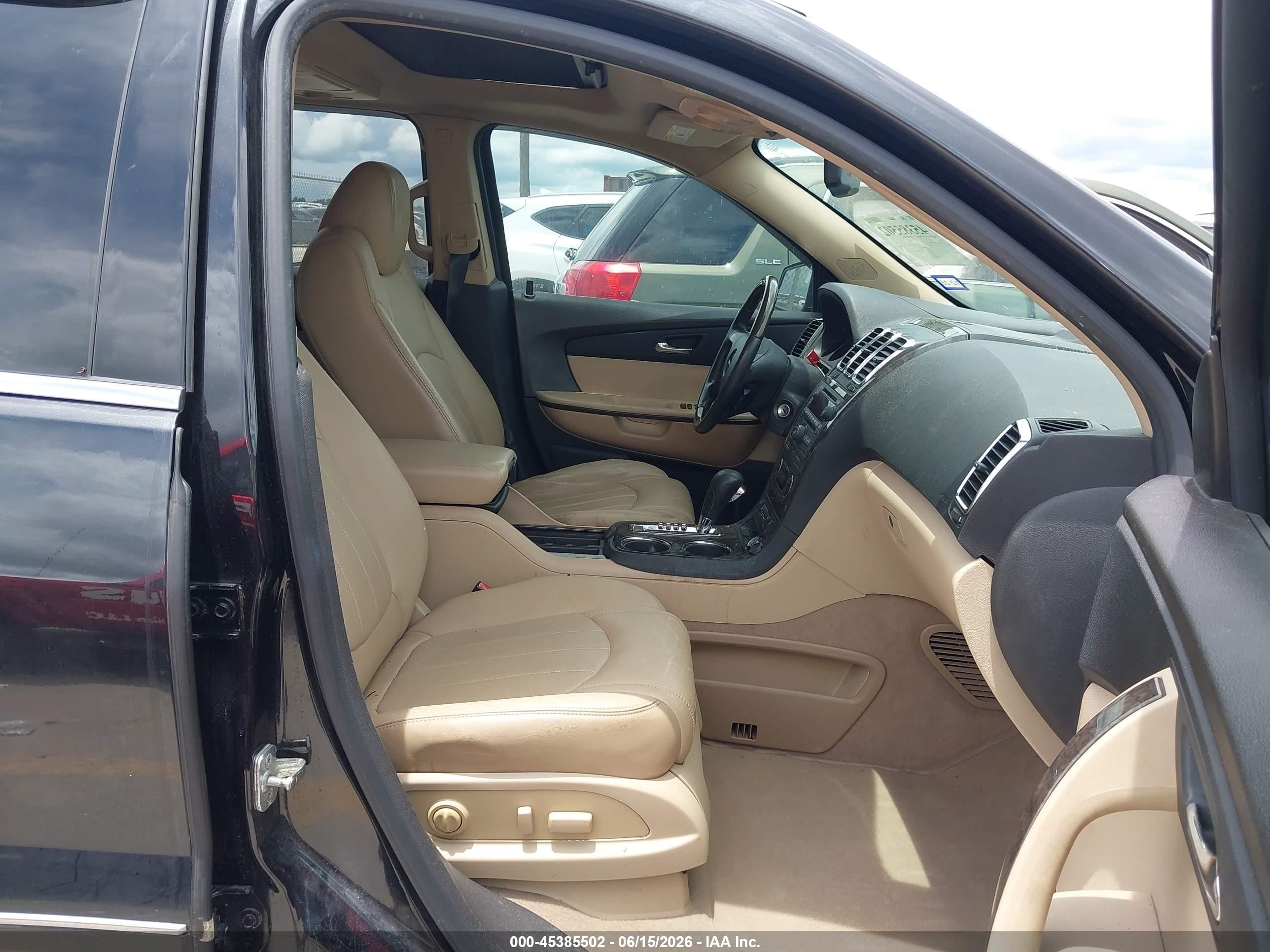 2011 Gmc Acadia Denali Black vin: 1GKKRTEDXBJ348885
