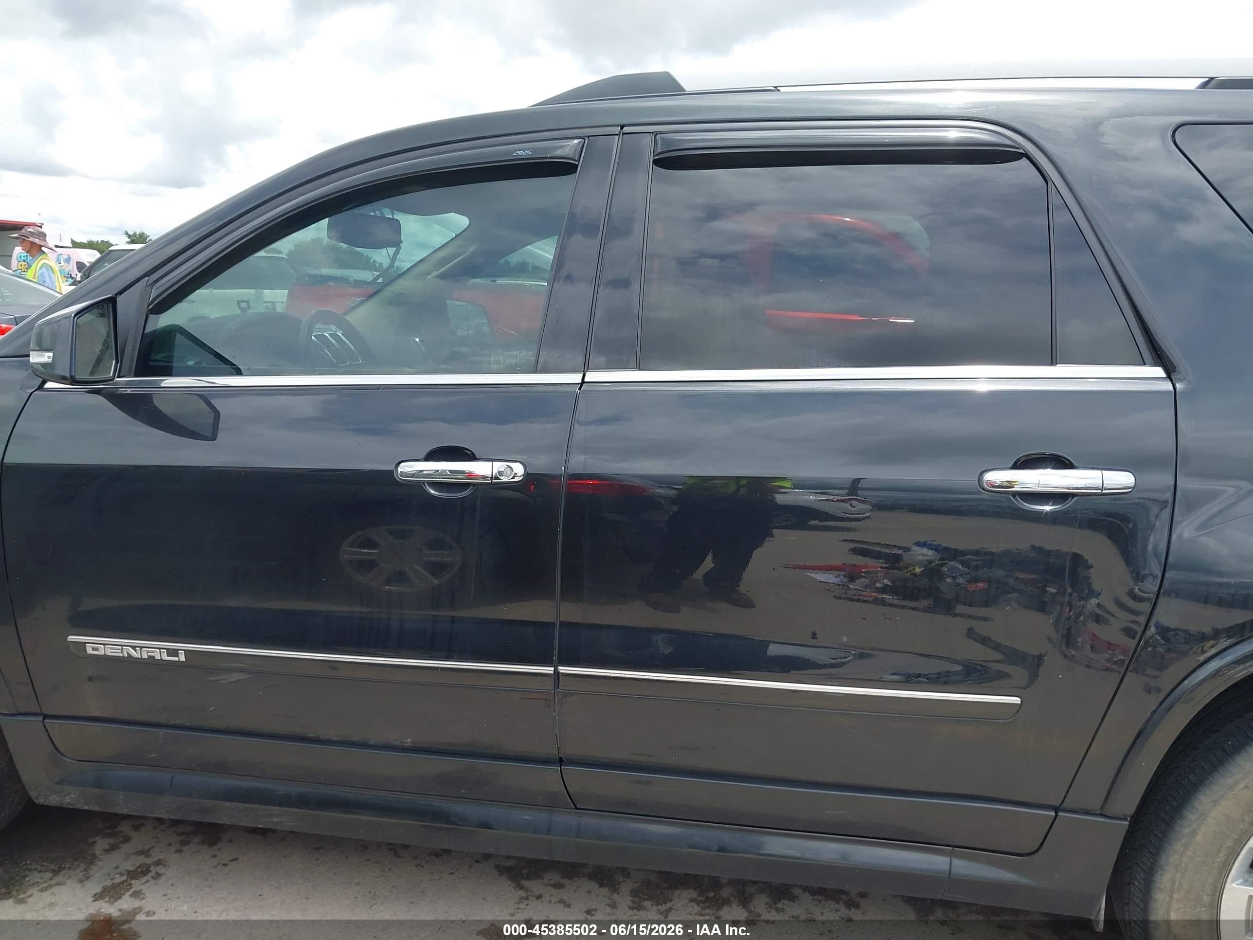 2011 Gmc Acadia Denali Black vin: 1GKKRTEDXBJ348885