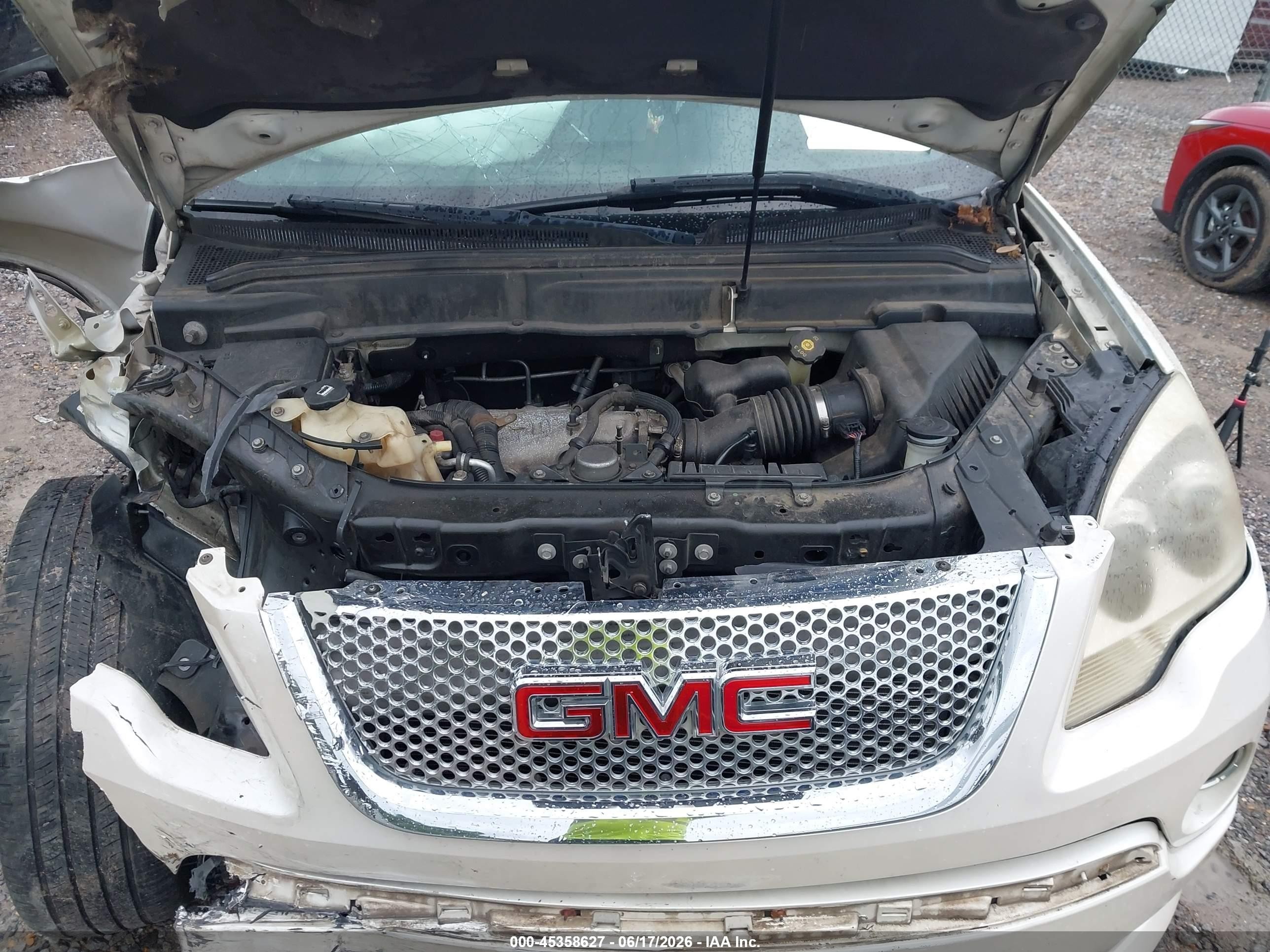 2011 Gmc Acadia Denali Белый vin: 1GKKRTEDXBJ368778