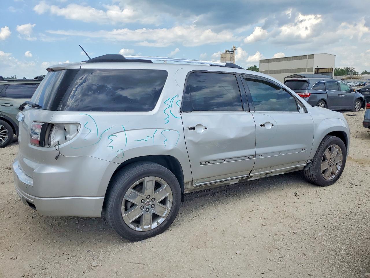 2014 Gmc Acadia Denali Silver vin: 1GKKRTKD0EJ164323