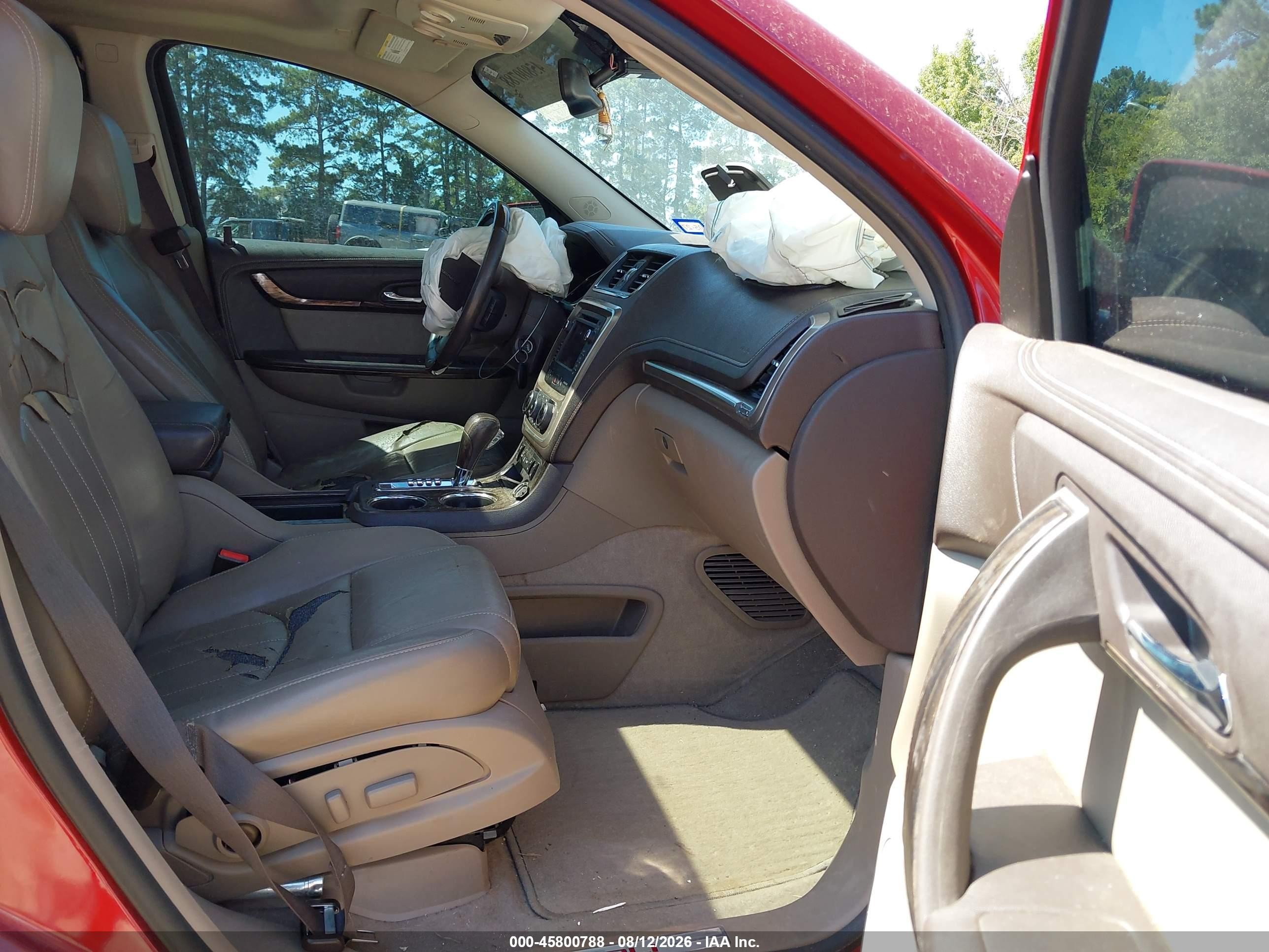 2014 Gmc Acadia Denali Red vin: 1GKKRTKD0EJ264258