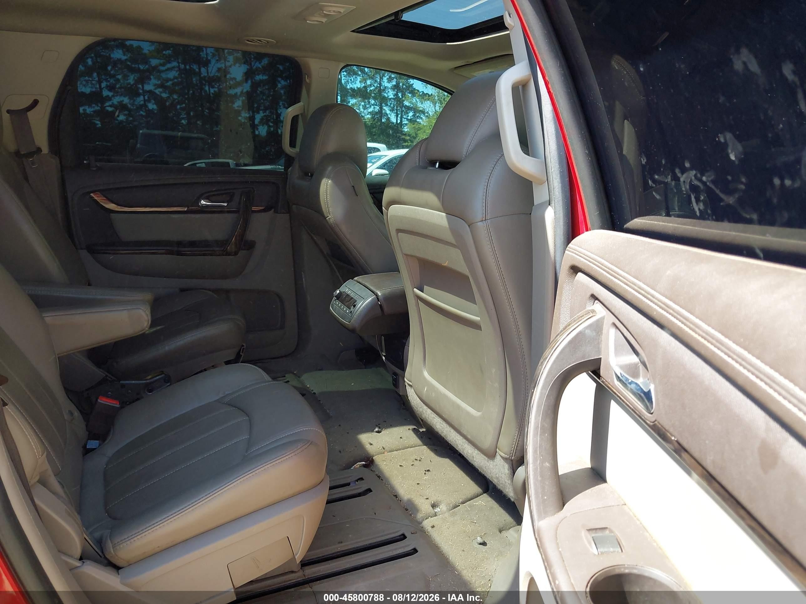 2014 Gmc Acadia Denali Red vin: 1GKKRTKD0EJ264258