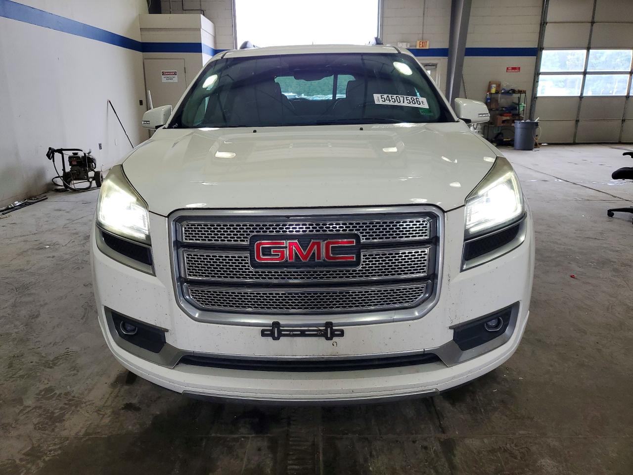 2014 Gmc Acadia White vin: 1GKKRTKD0EJ312308