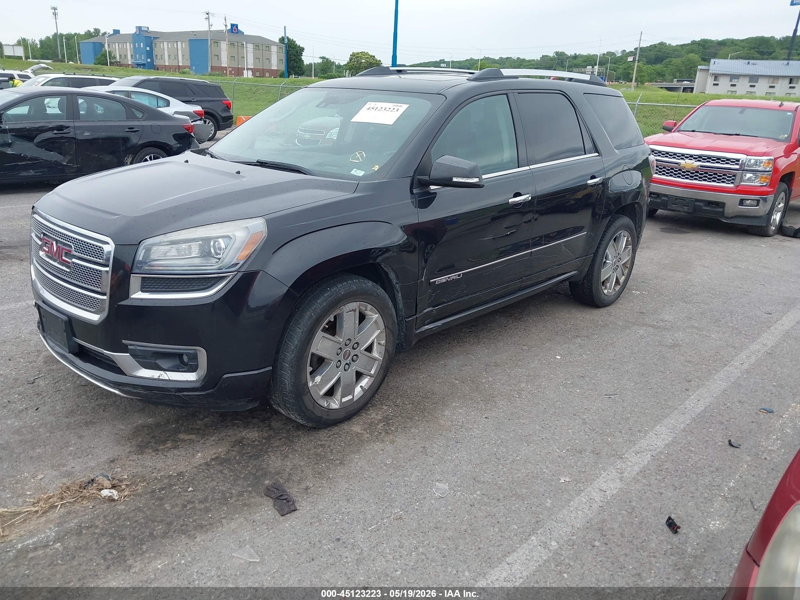 2014 Gmc Acadia Denali Black vin: 1GKKRTKD0EJ323034