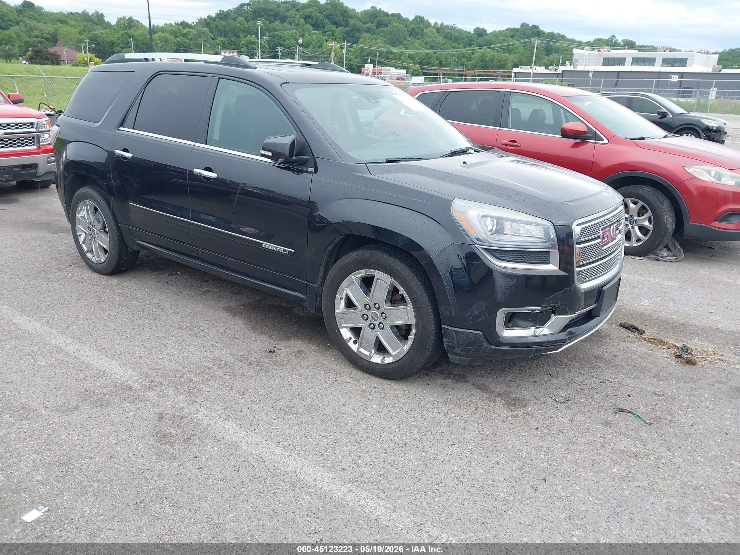2014 Gmc Acadia Denali Black vin: 1GKKRTKD0EJ323034