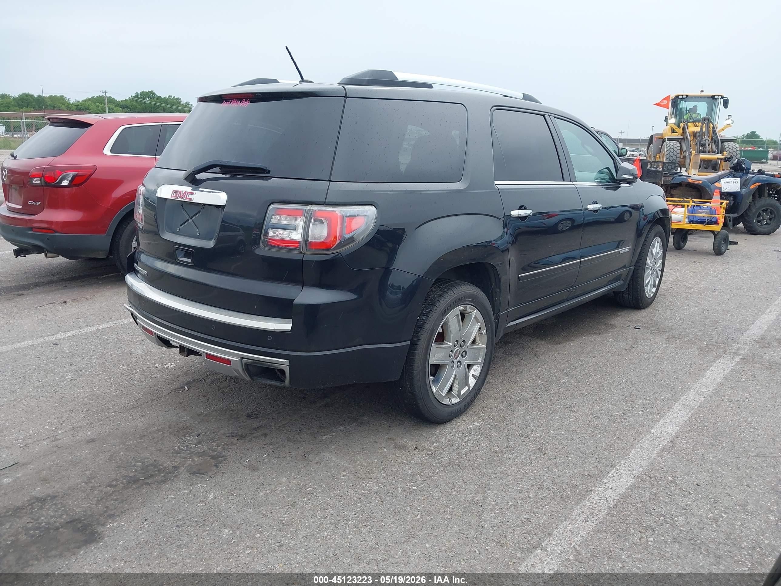 2014 Gmc Acadia Denali Black vin: 1GKKRTKD0EJ323034