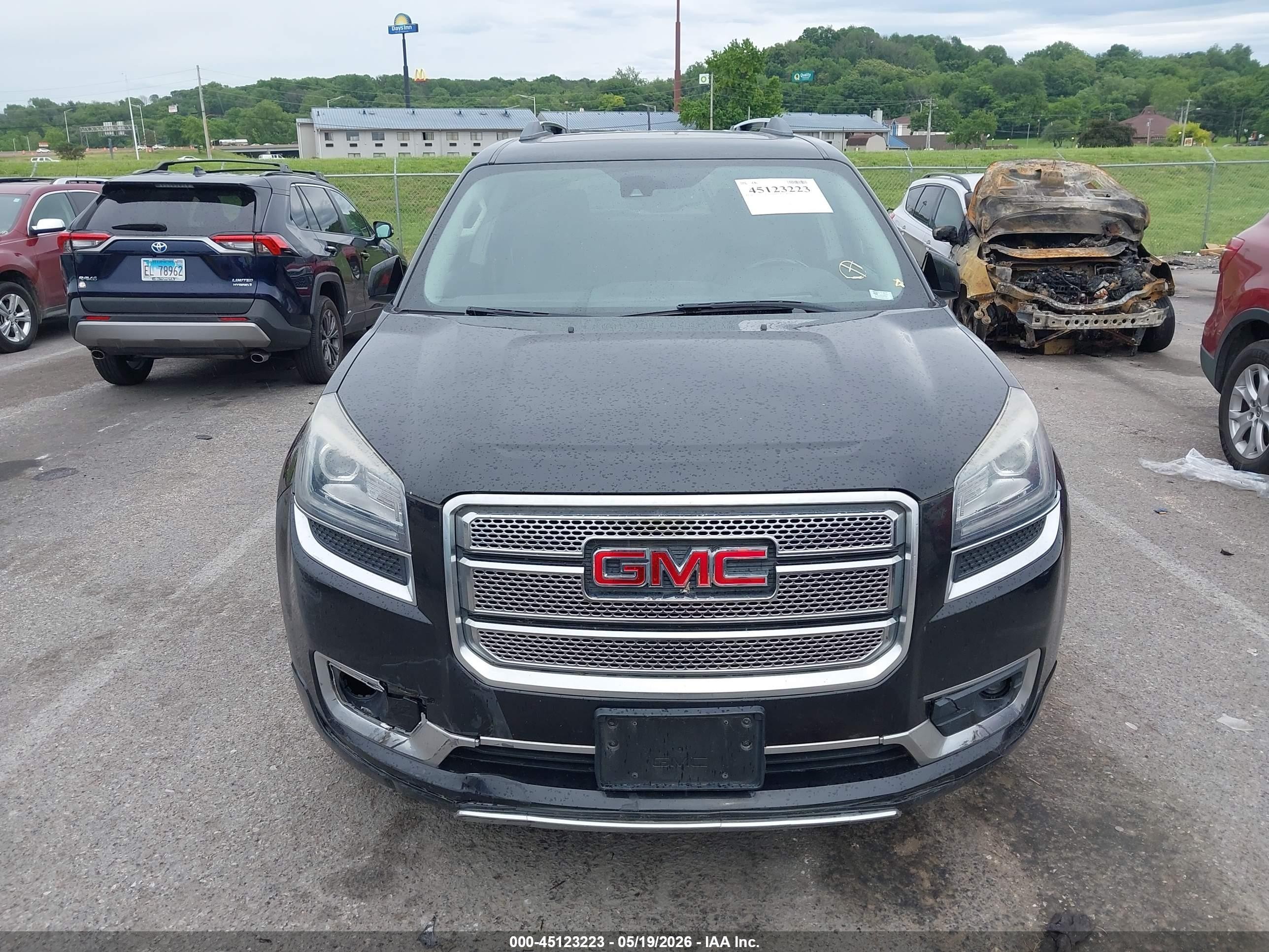 2014 Gmc Acadia Denali Black vin: 1GKKRTKD0EJ323034
