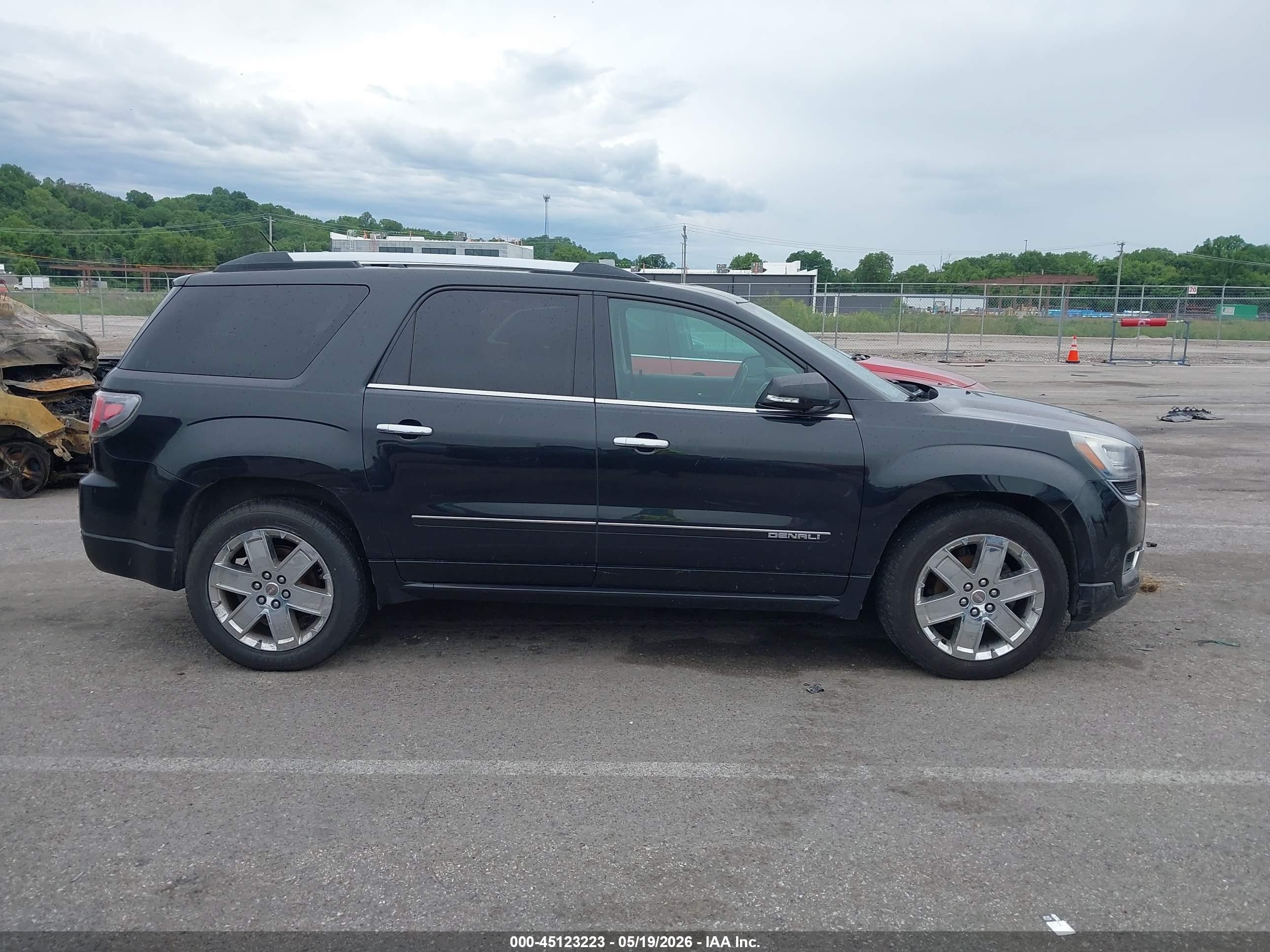 2014 Gmc Acadia Denali Black vin: 1GKKRTKD0EJ323034