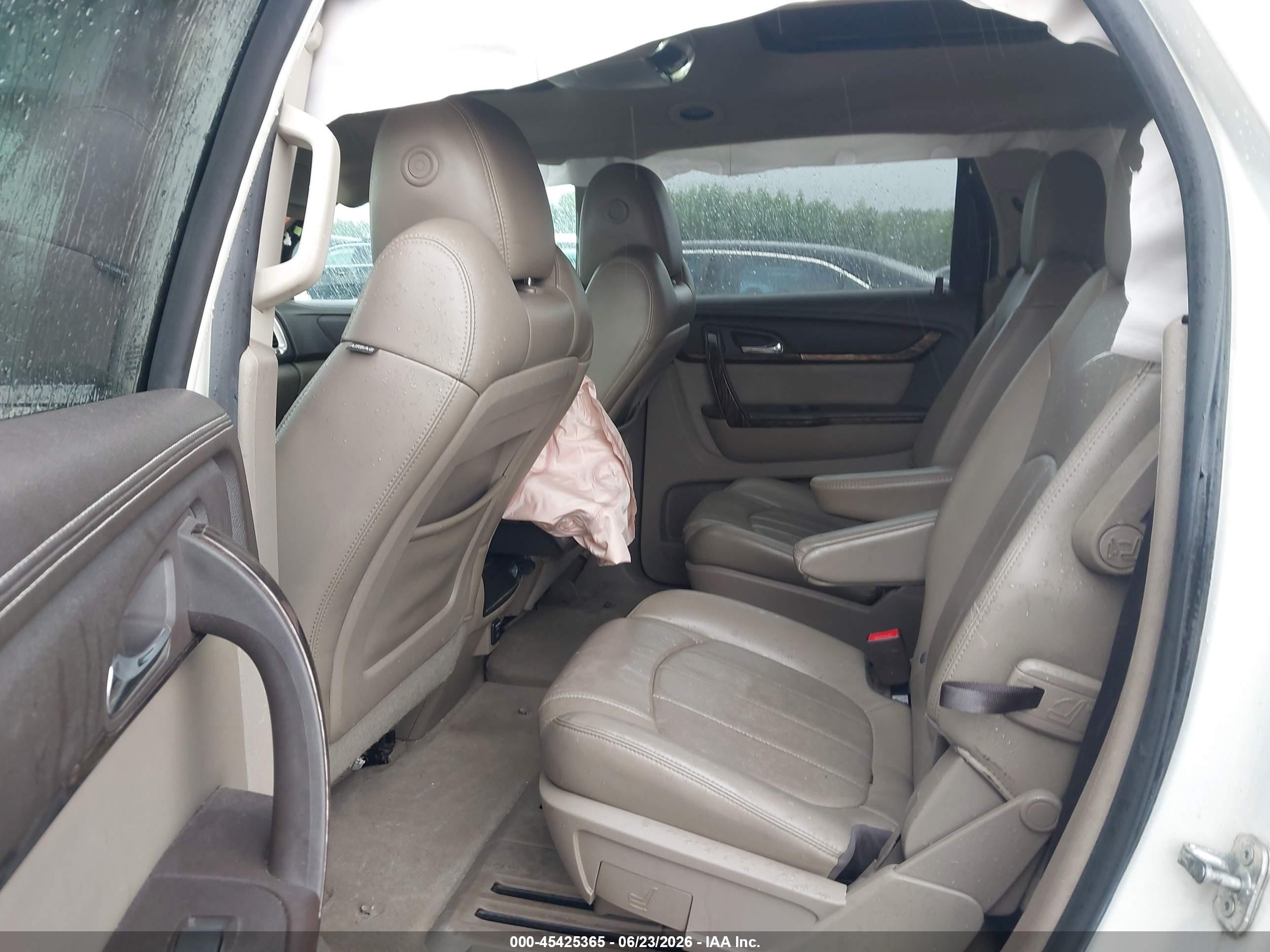2015 Gmc Acadia Denali White vin: 1GKKRTKD0FJ185089