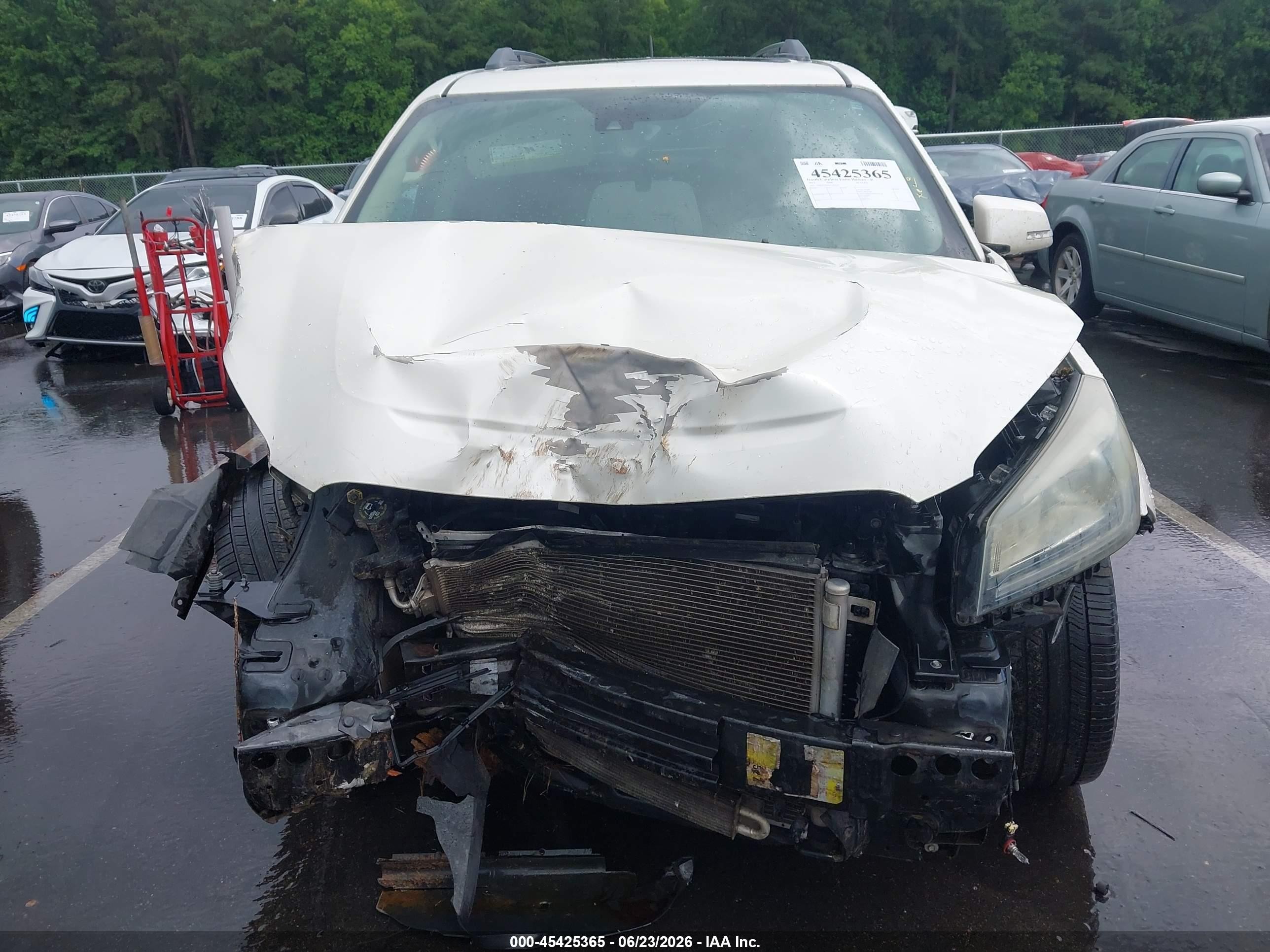 2015 Gmc Acadia Denali White vin: 1GKKRTKD0FJ185089