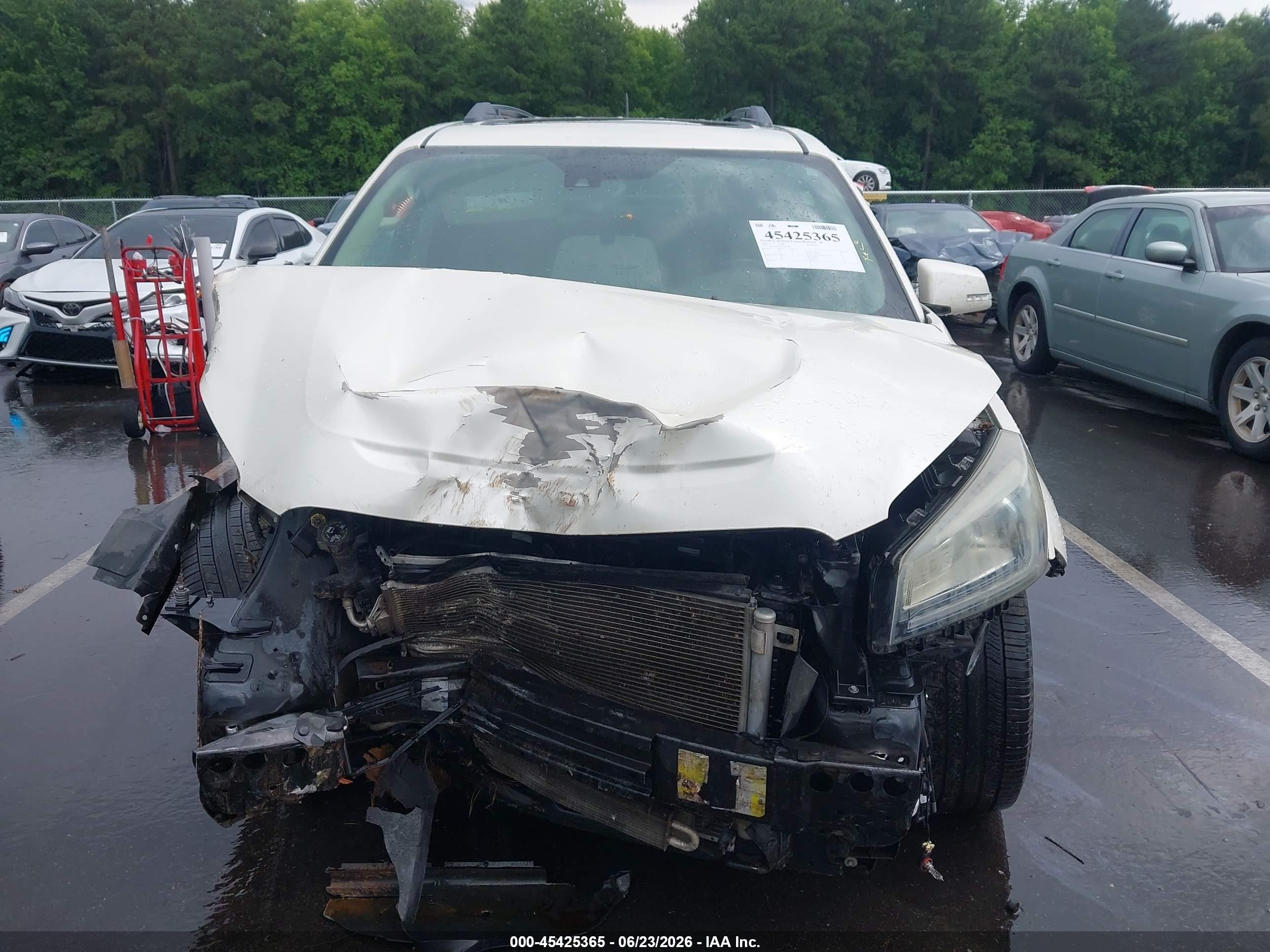 2015 Gmc Acadia Denali White vin: 1GKKRTKD0FJ185089