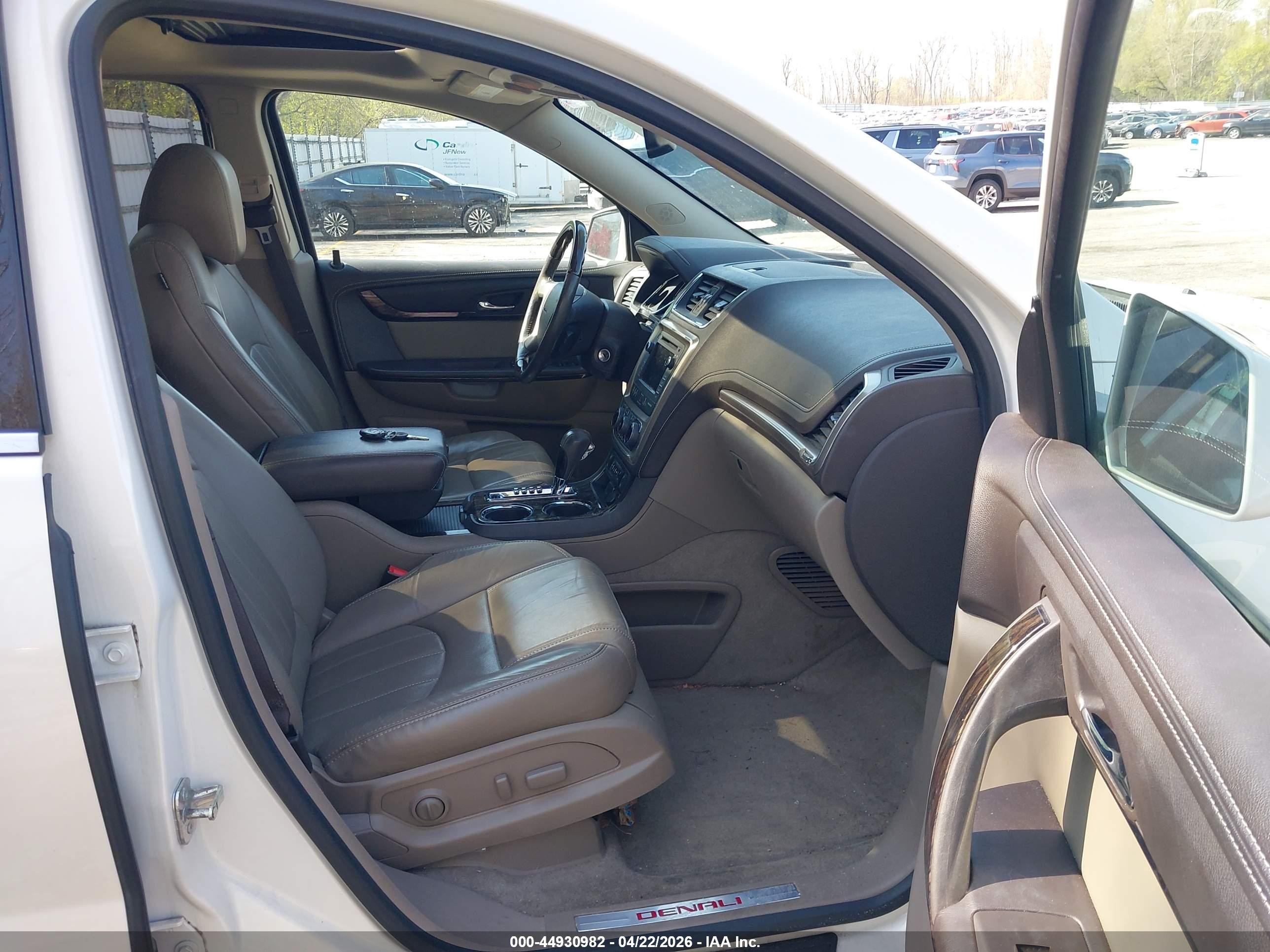 2015 Gmc Acadia Denali Белый vin: 1GKKRTKD0FJ186744