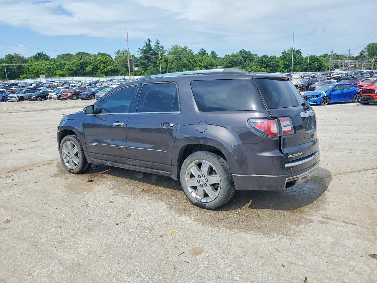 2015 Gmc Acadia Denali Gray vin: 1GKKRTKD0FJ285631