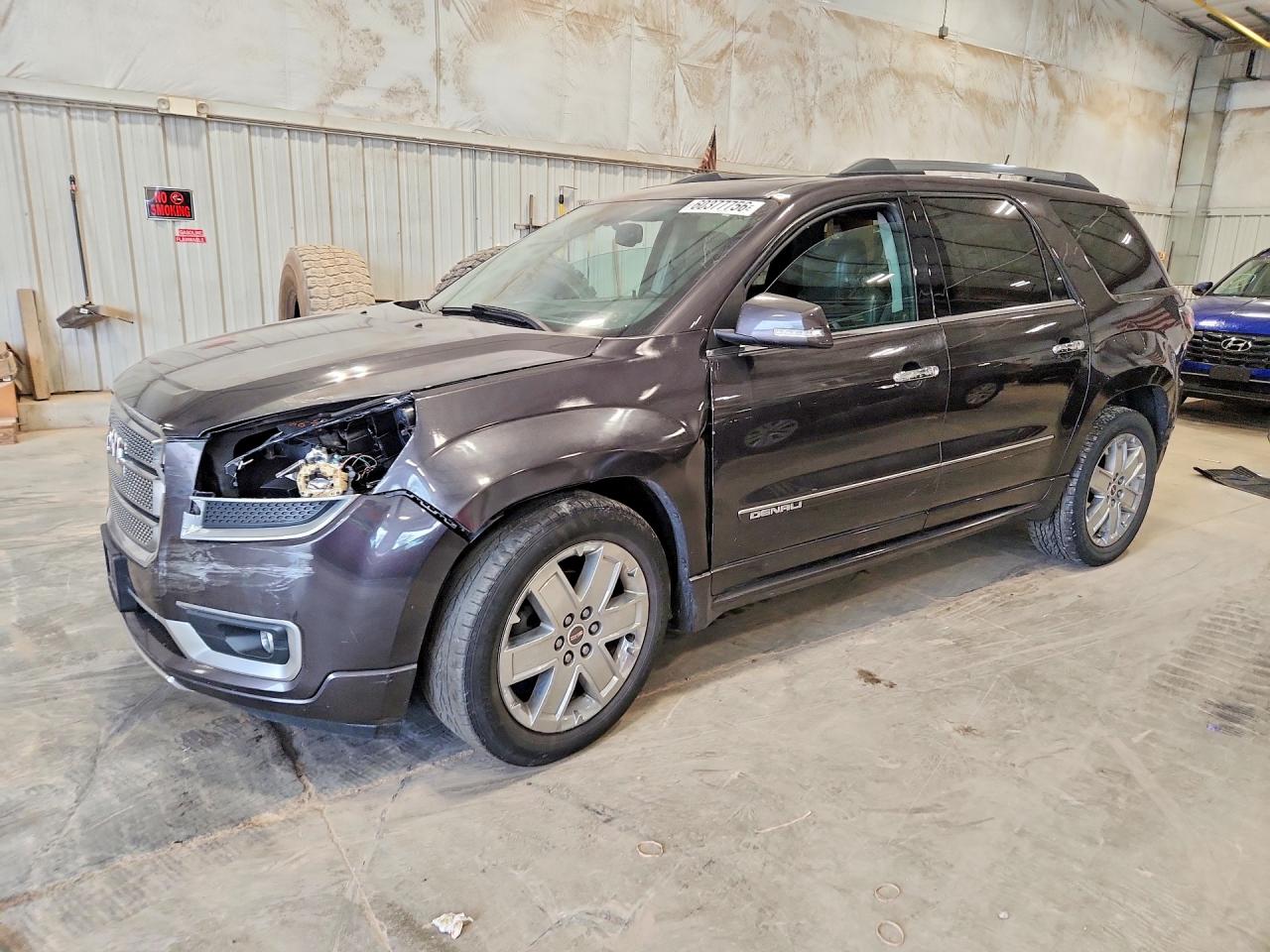 2013 Gmc Acadia Denali Gray vin: 1GKKRTKD1DJ140062