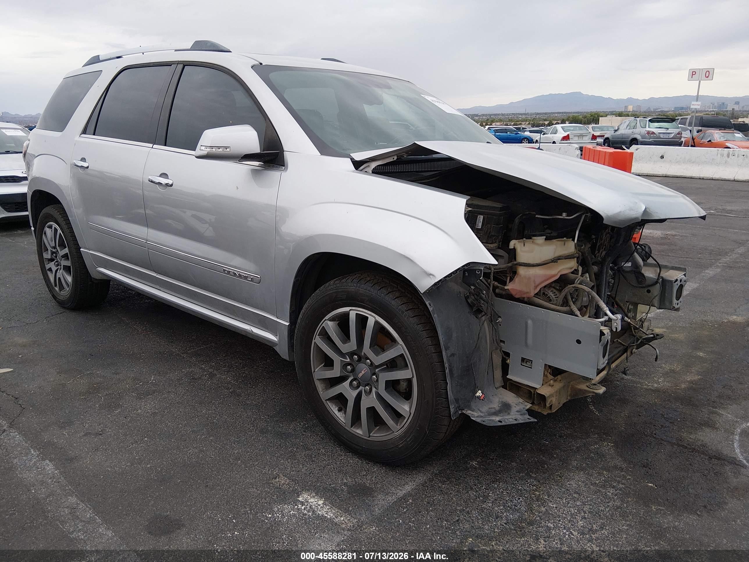 2013 Gmc Acadia Denali Silver vin: 1GKKRTKD1DJ189651