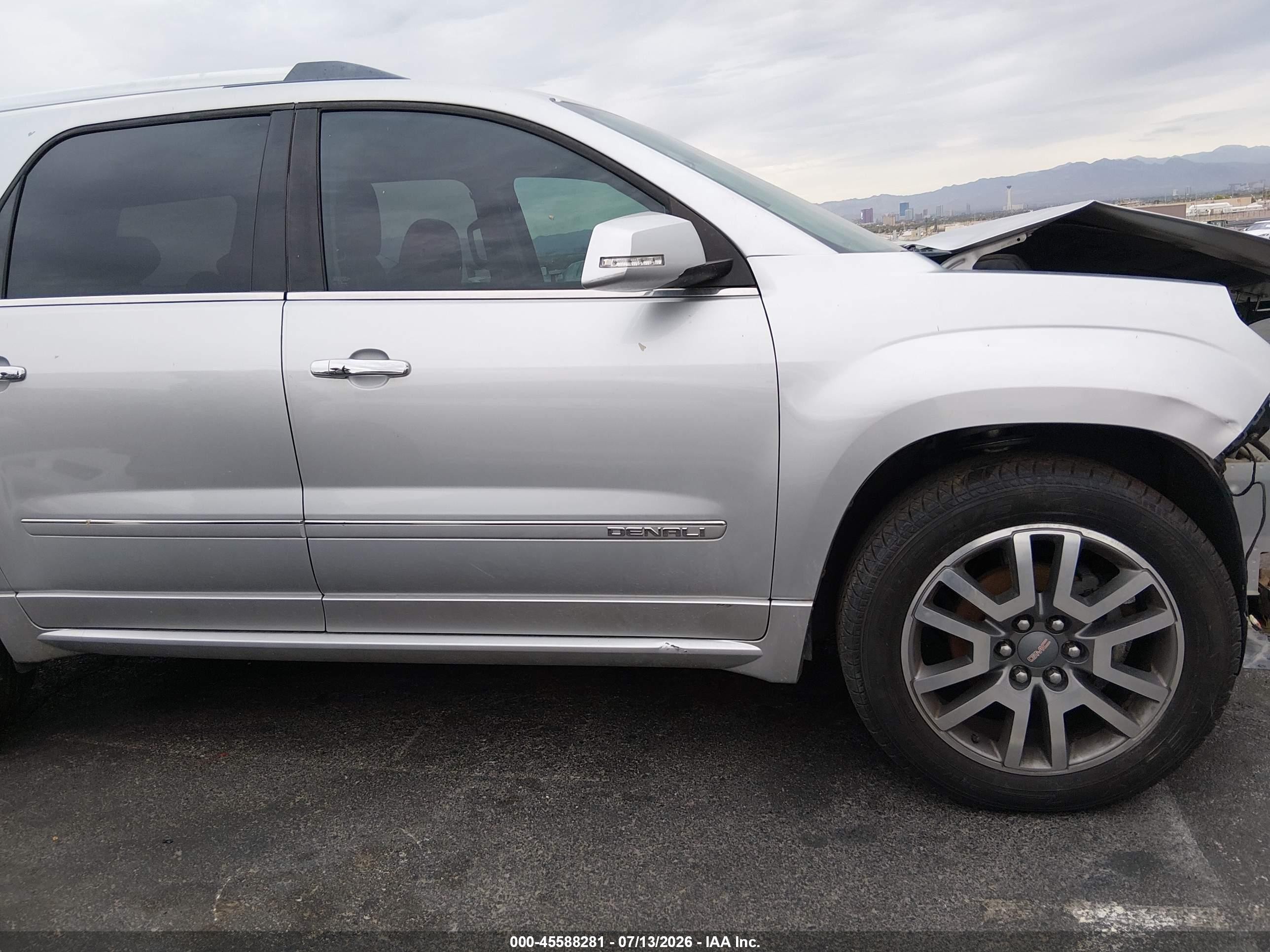 2013 Gmc Acadia Denali Silver vin: 1GKKRTKD1DJ189651