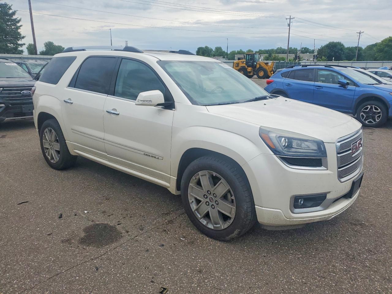2015 Gmc Acadia Denali White vin: 1GKKRTKD1FJ144647