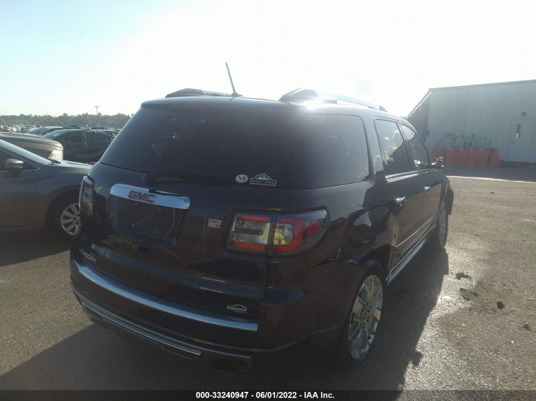 2015 Gmc Acadia Denali Black vin: 1GKKRTKD1FJ177910