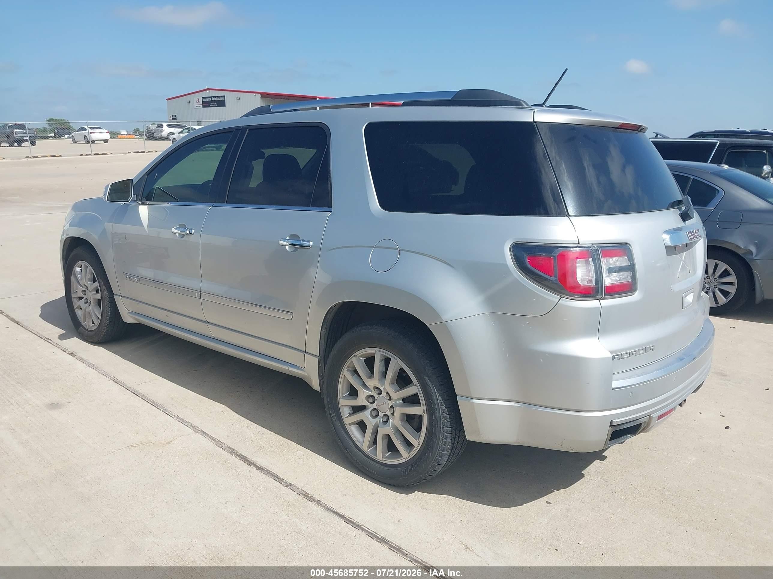 2015 Gmc Acadia Denali Silver vin: 1GKKRTKD1FJ270300