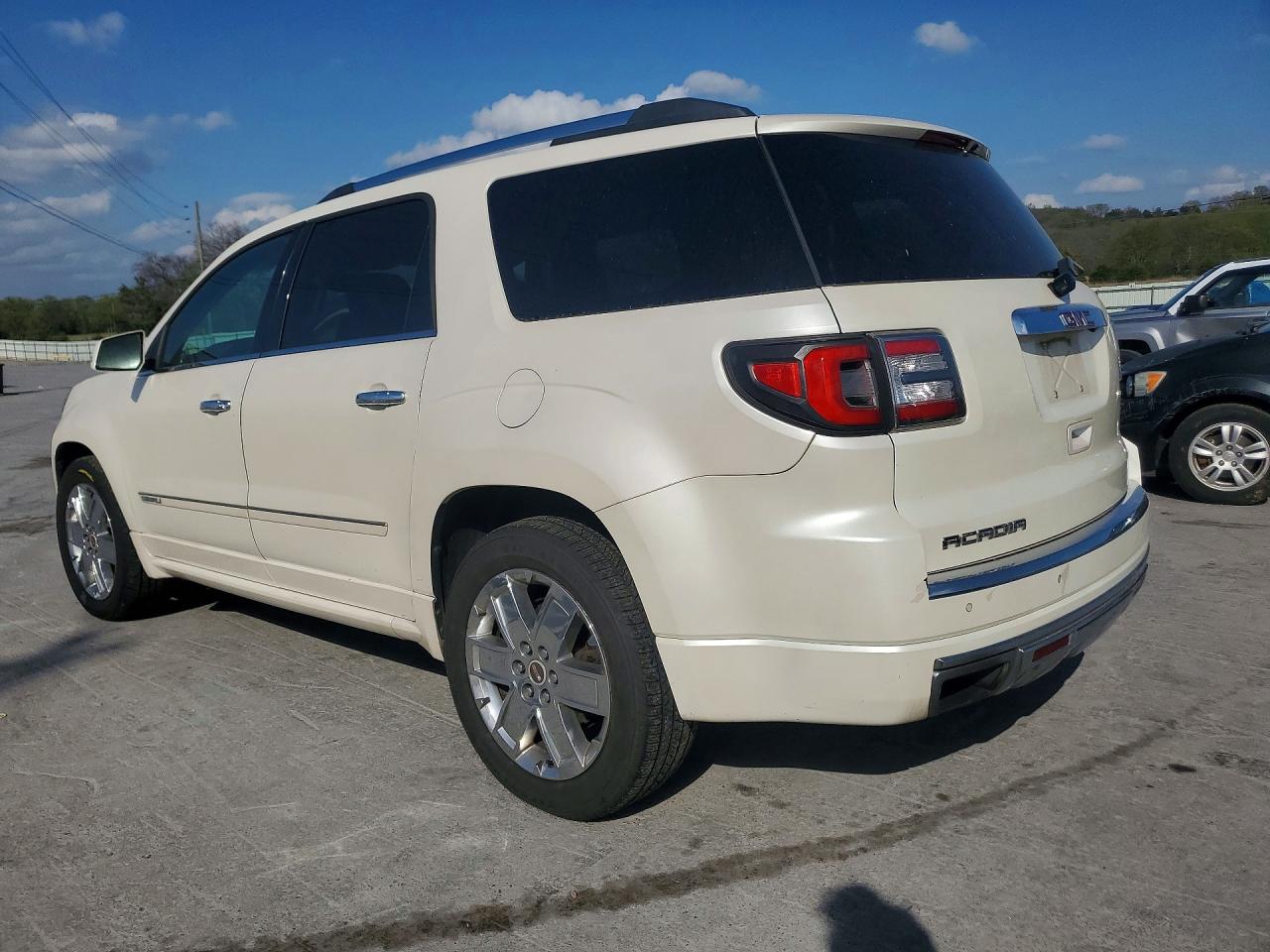 2013 Gmc Acadia Denali White vin: 1GKKRTKD2DJ194275
