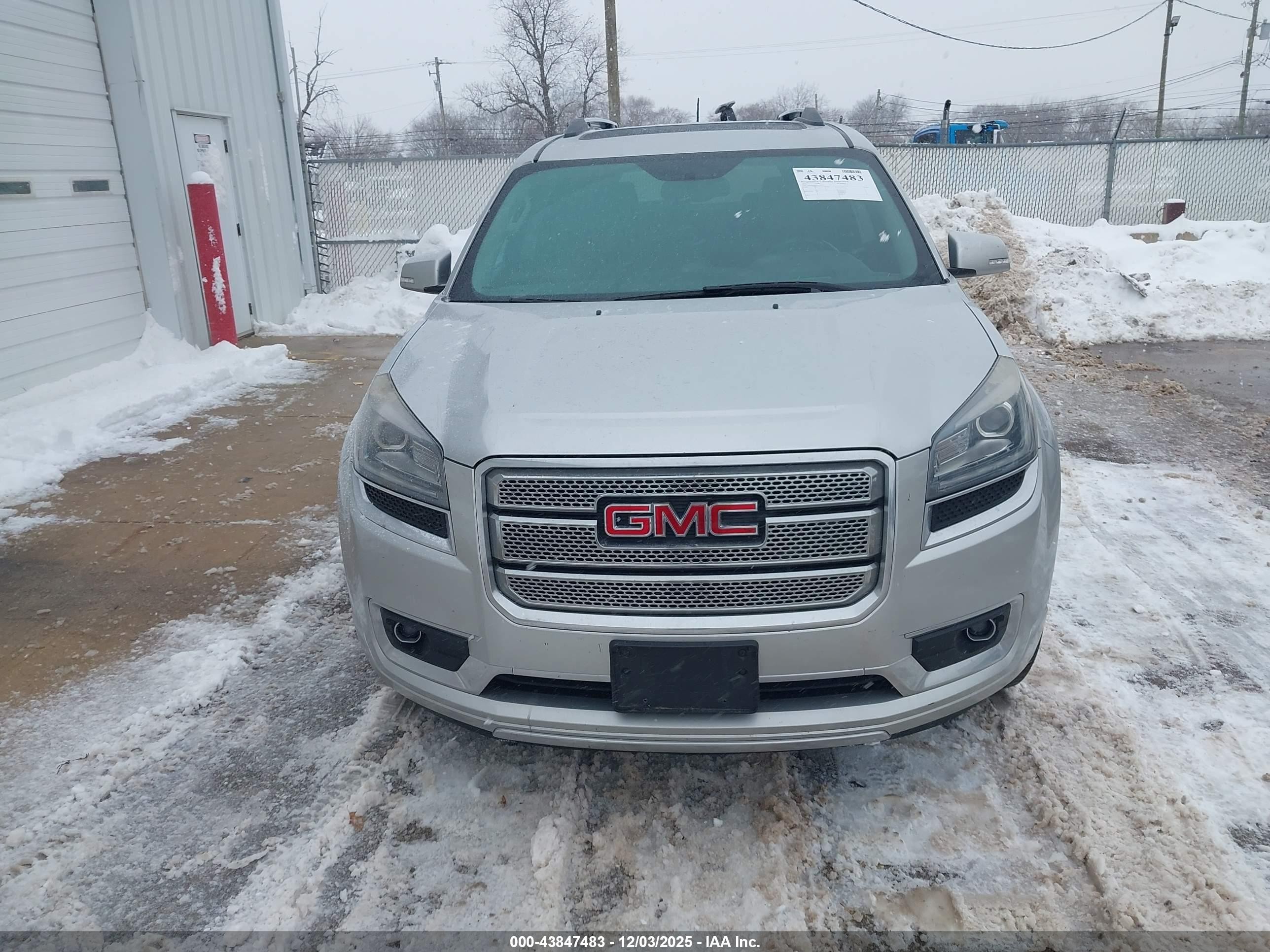 2013 Gmc Acadia Denali Silver vin: 1GKKRTKD2DJ196737