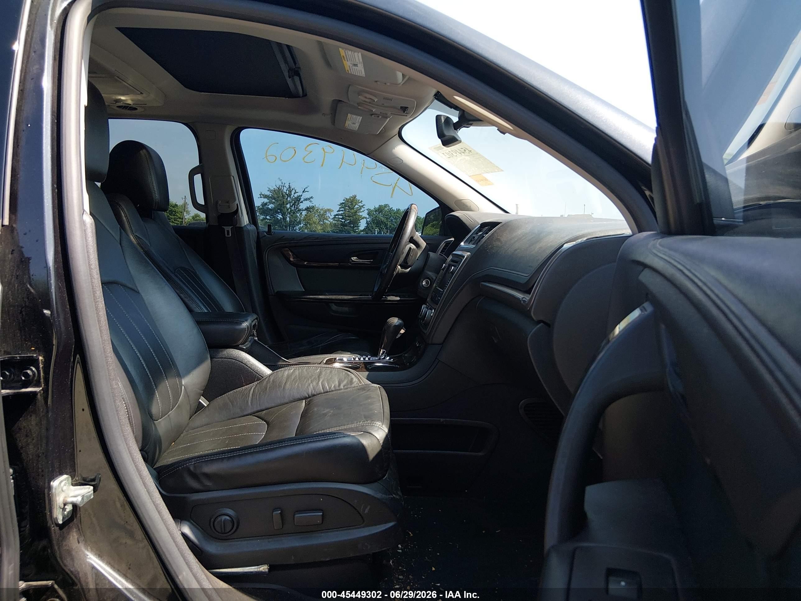 2014 Gmc Acadia Denali Black vin: 1GKKRTKD2EJ147166