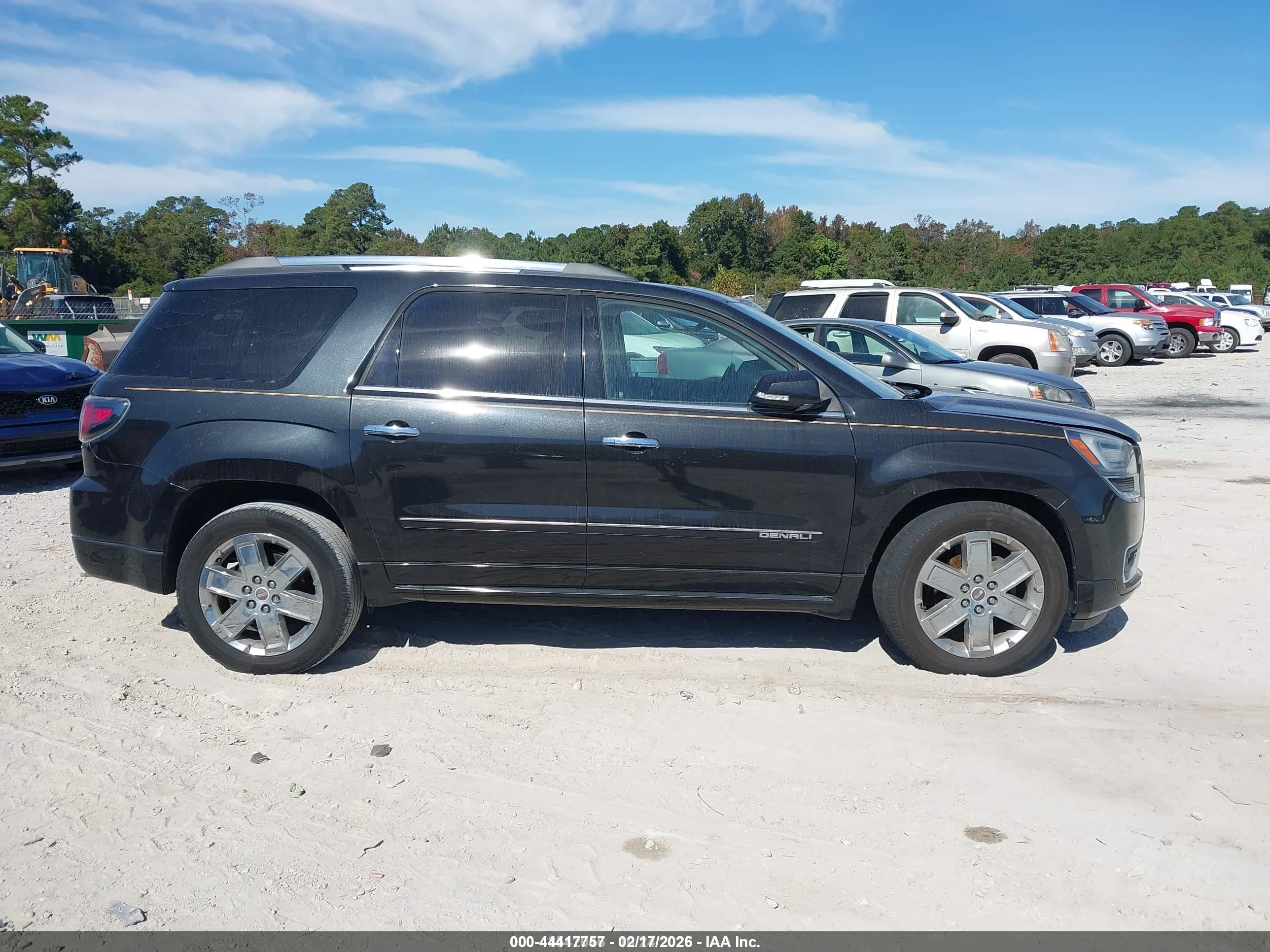2014 Gmc Acadia Denali Dark Blue vin: 1GKKRTKD2EJ263693