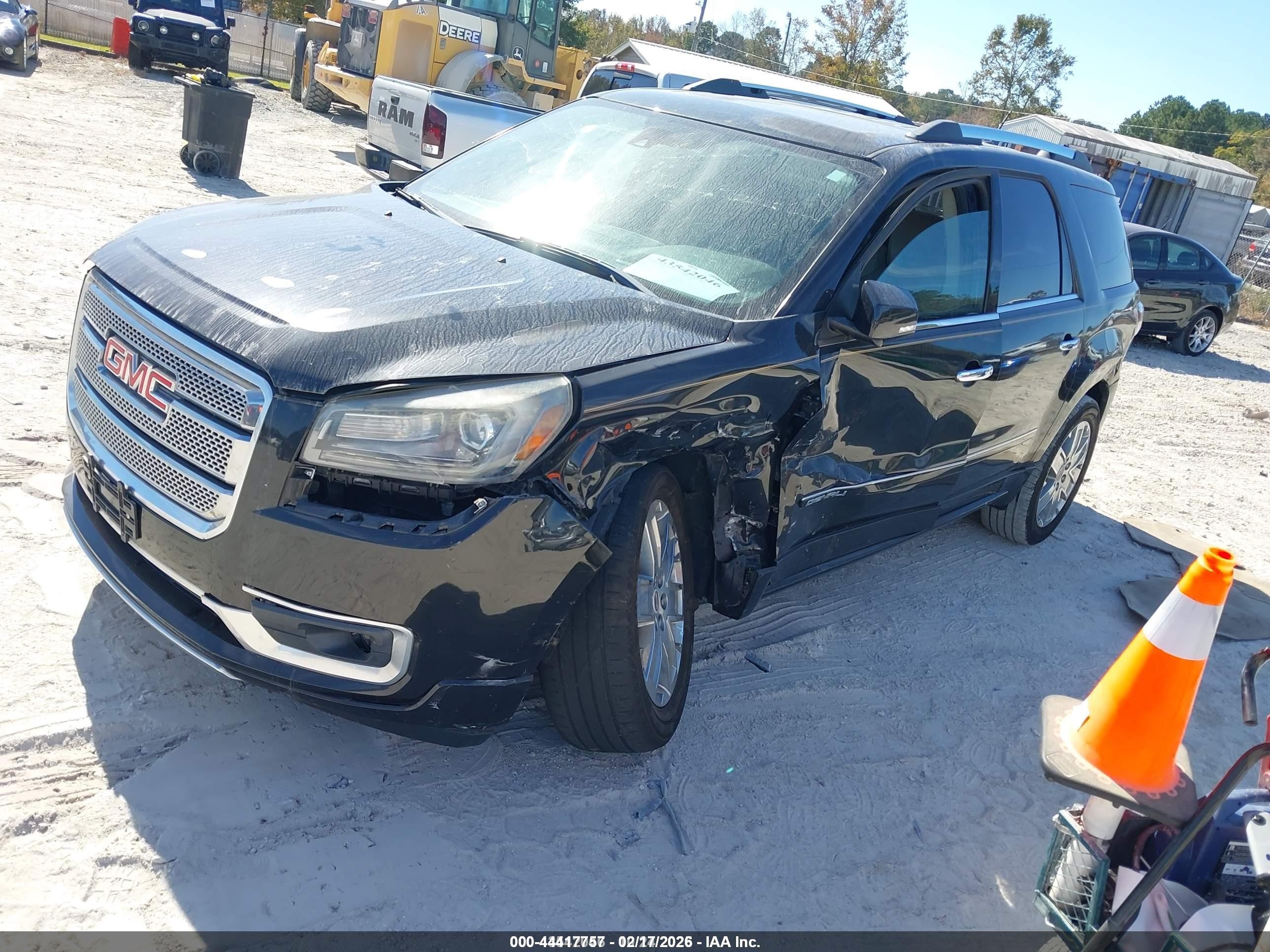 2014 Gmc Acadia Denali Dark Blue vin: 1GKKRTKD2EJ263693