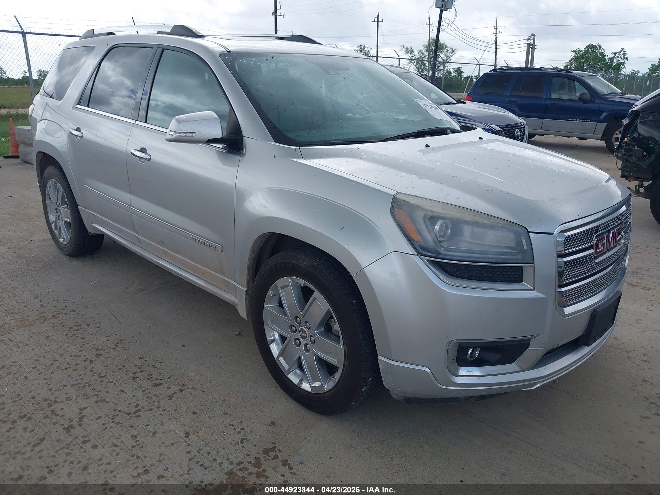2015 Gmc Acadia Denali Silver vin: 1GKKRTKD2FJ340404