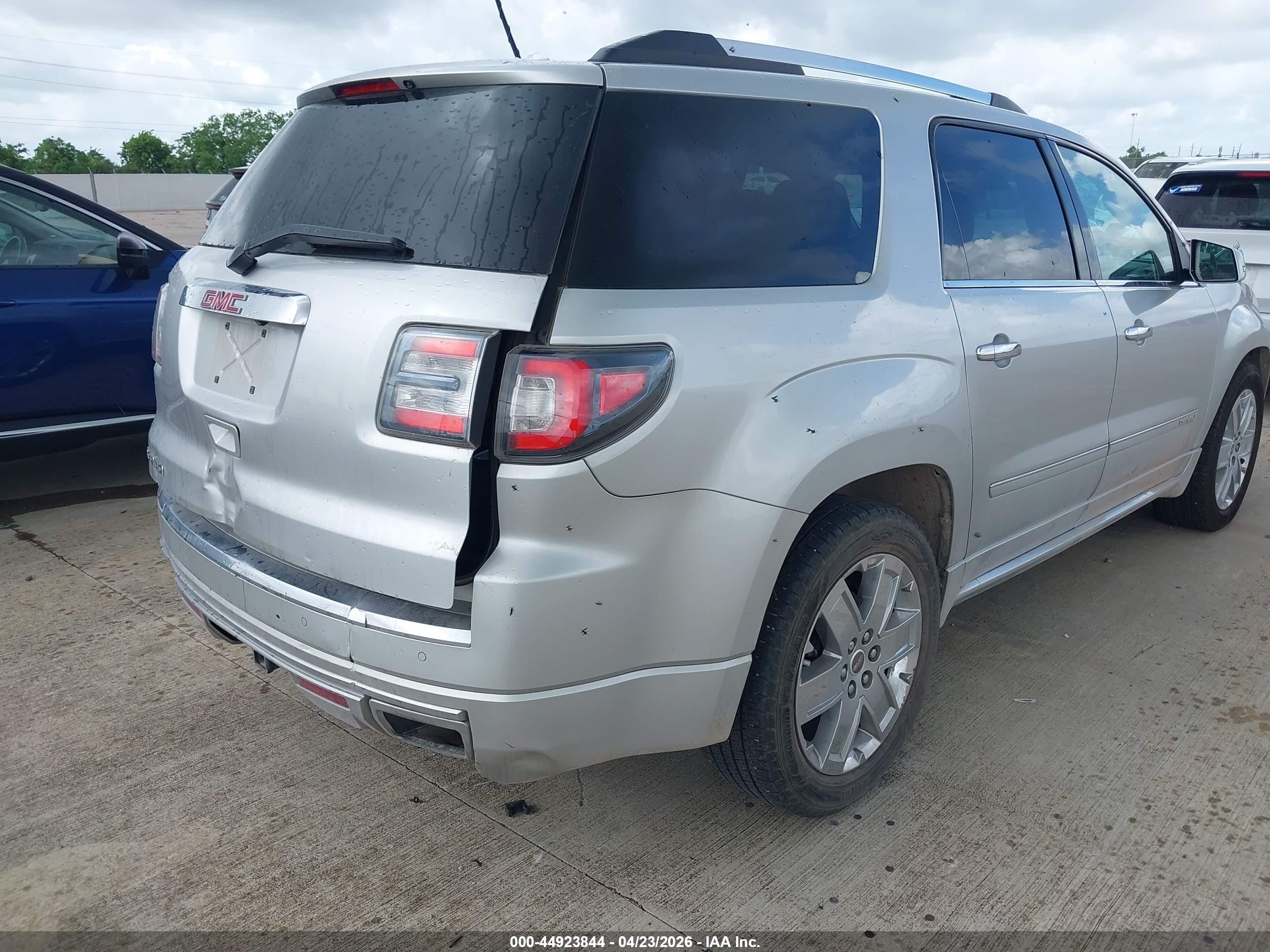 2015 Gmc Acadia Denali Silver vin: 1GKKRTKD2FJ340404