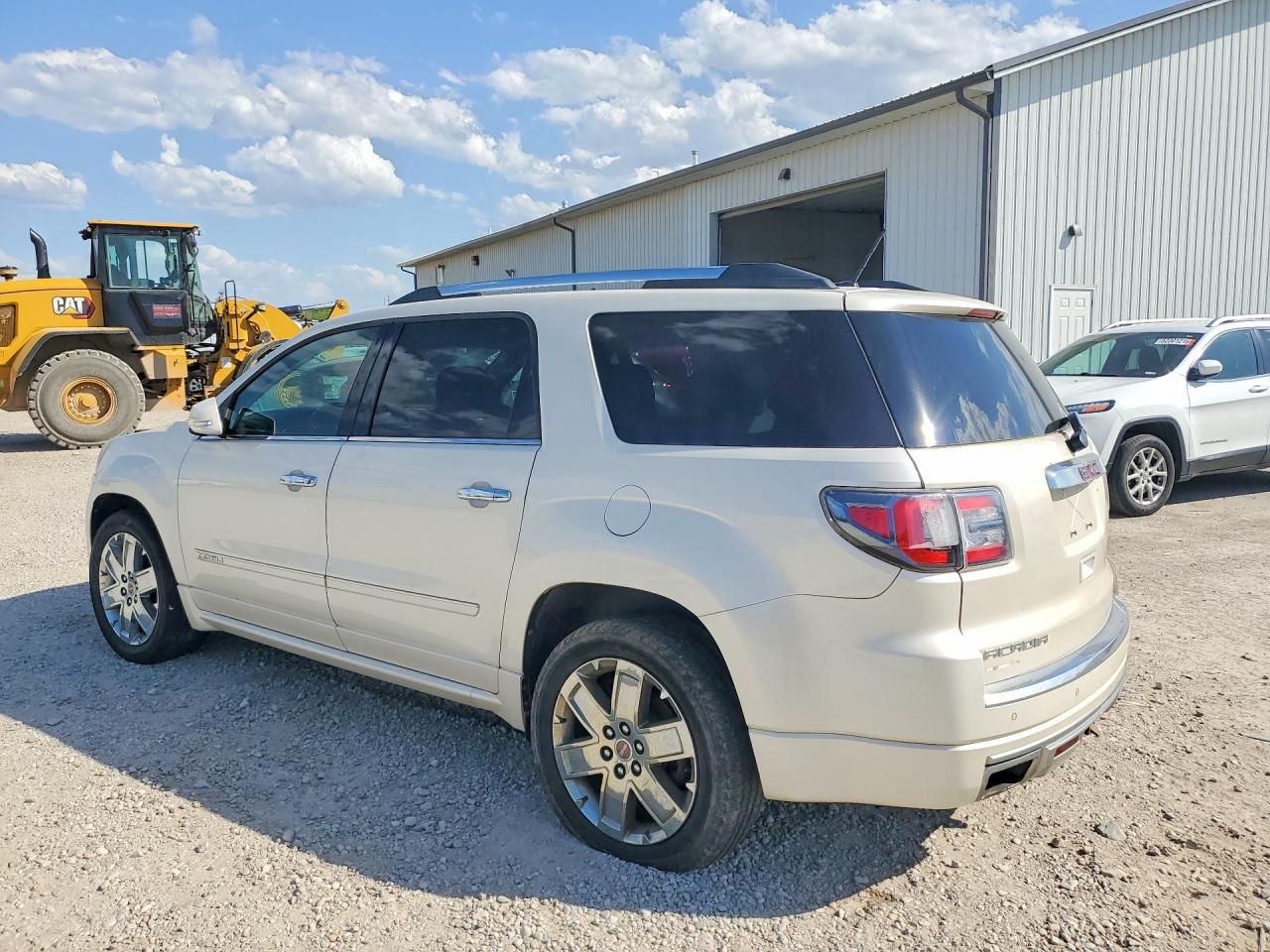 2013 Gmc Acadia Denali White vin: 1GKKRTKD3DJ233858