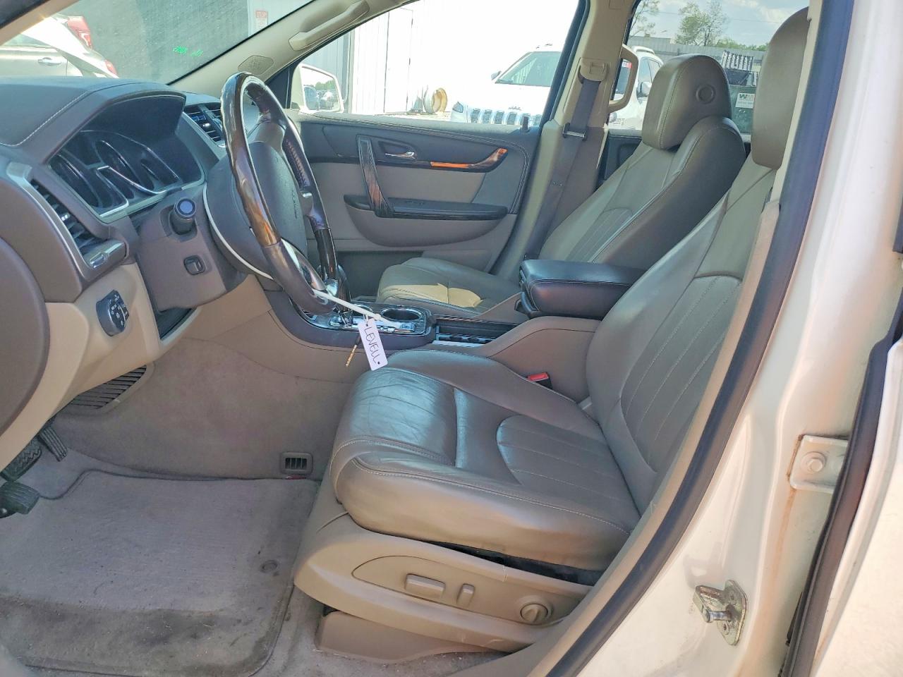 2013 Gmc Acadia Denali White vin: 1GKKRTKD3DJ233858