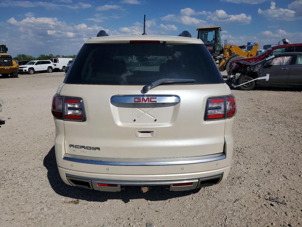 2013 Gmc Acadia Denali White vin: 1GKKRTKD3DJ233858