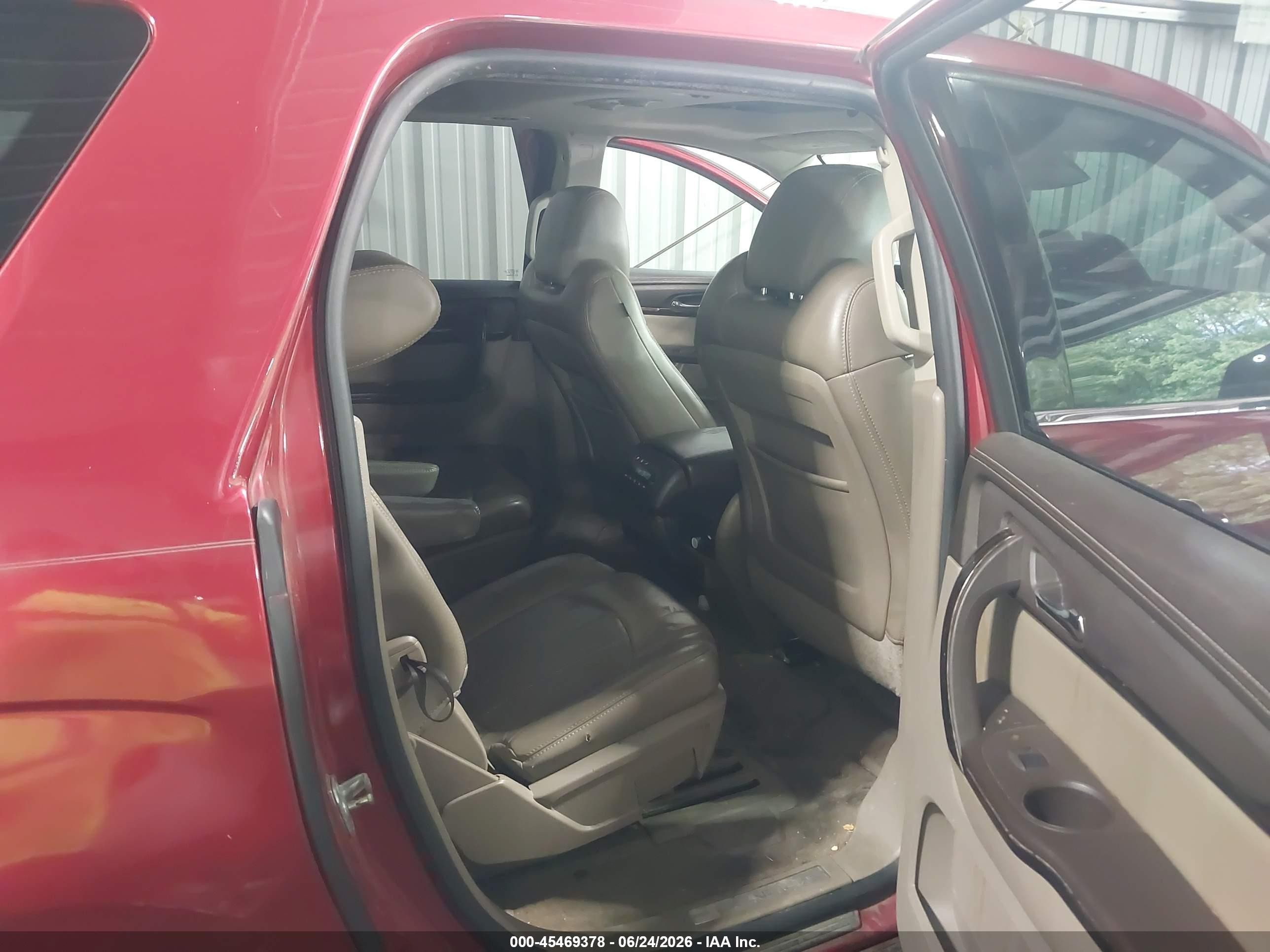 2014 Gmc Acadia Denali Red vin: 1GKKRTKD3EJ244179