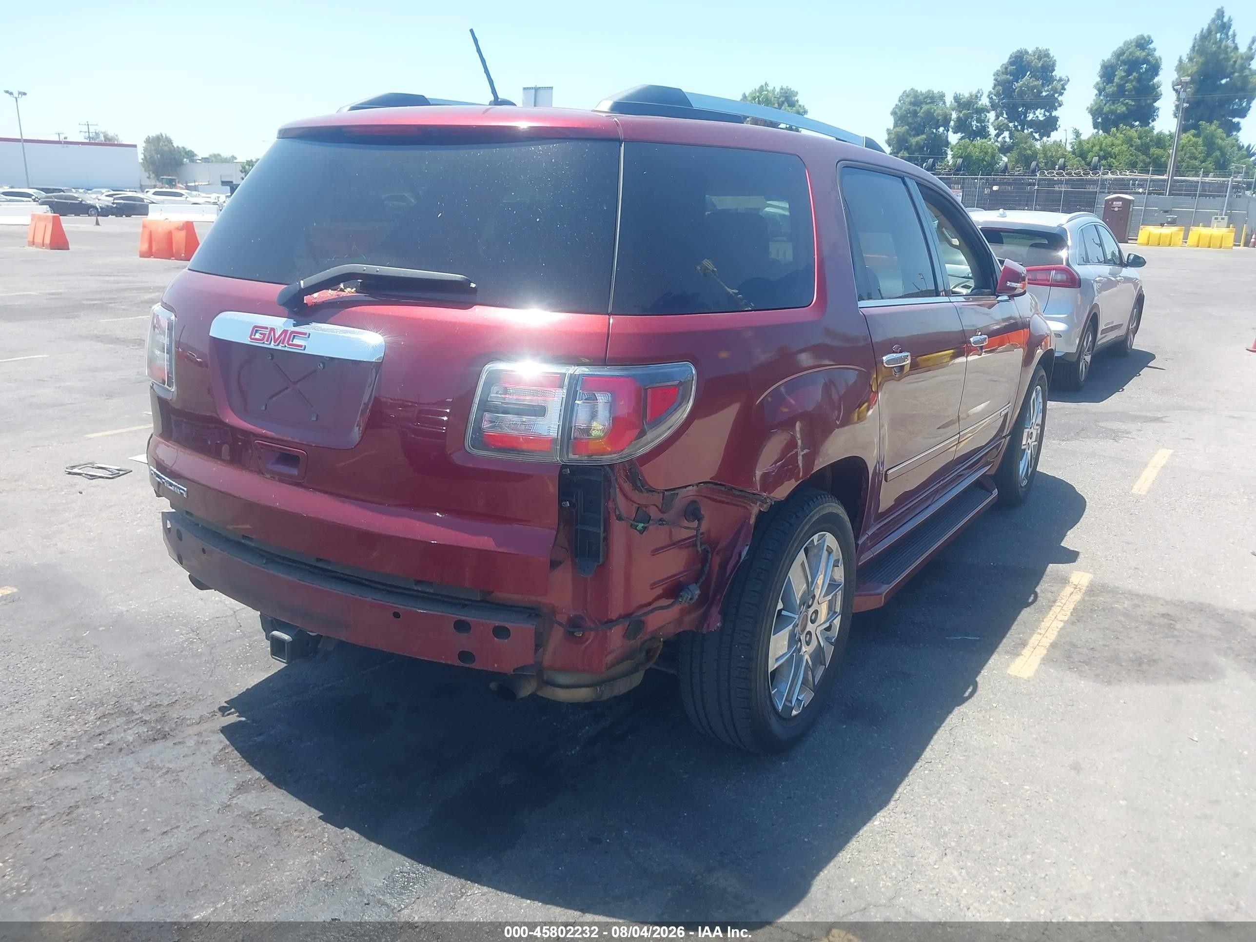 2015 Gmc Acadia Denali Maroon vin: 1GKKRTKD3FJ170537