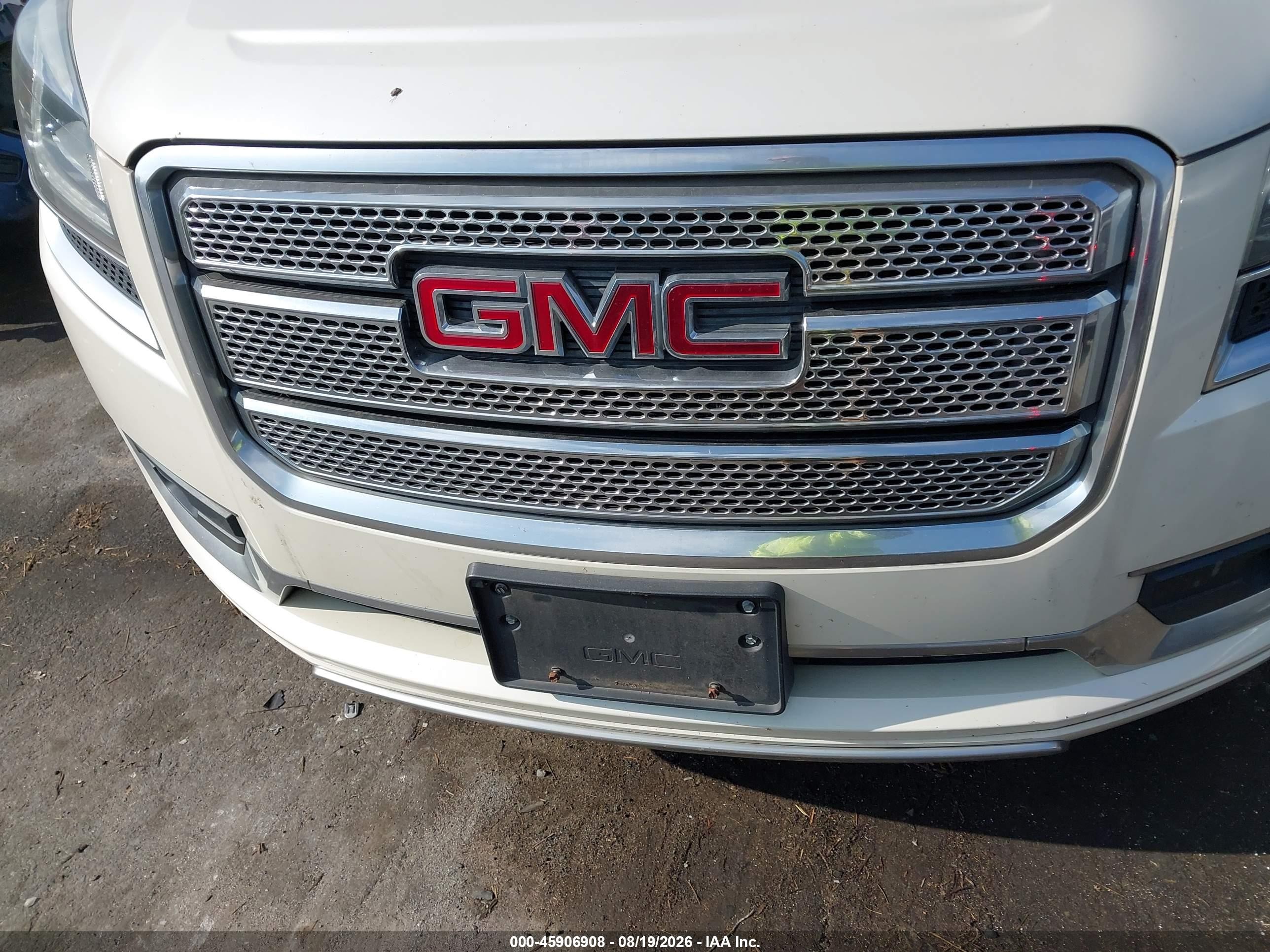 2015 Gmc Acadia Denali Cream vin: 1GKKRTKD3FJ243387