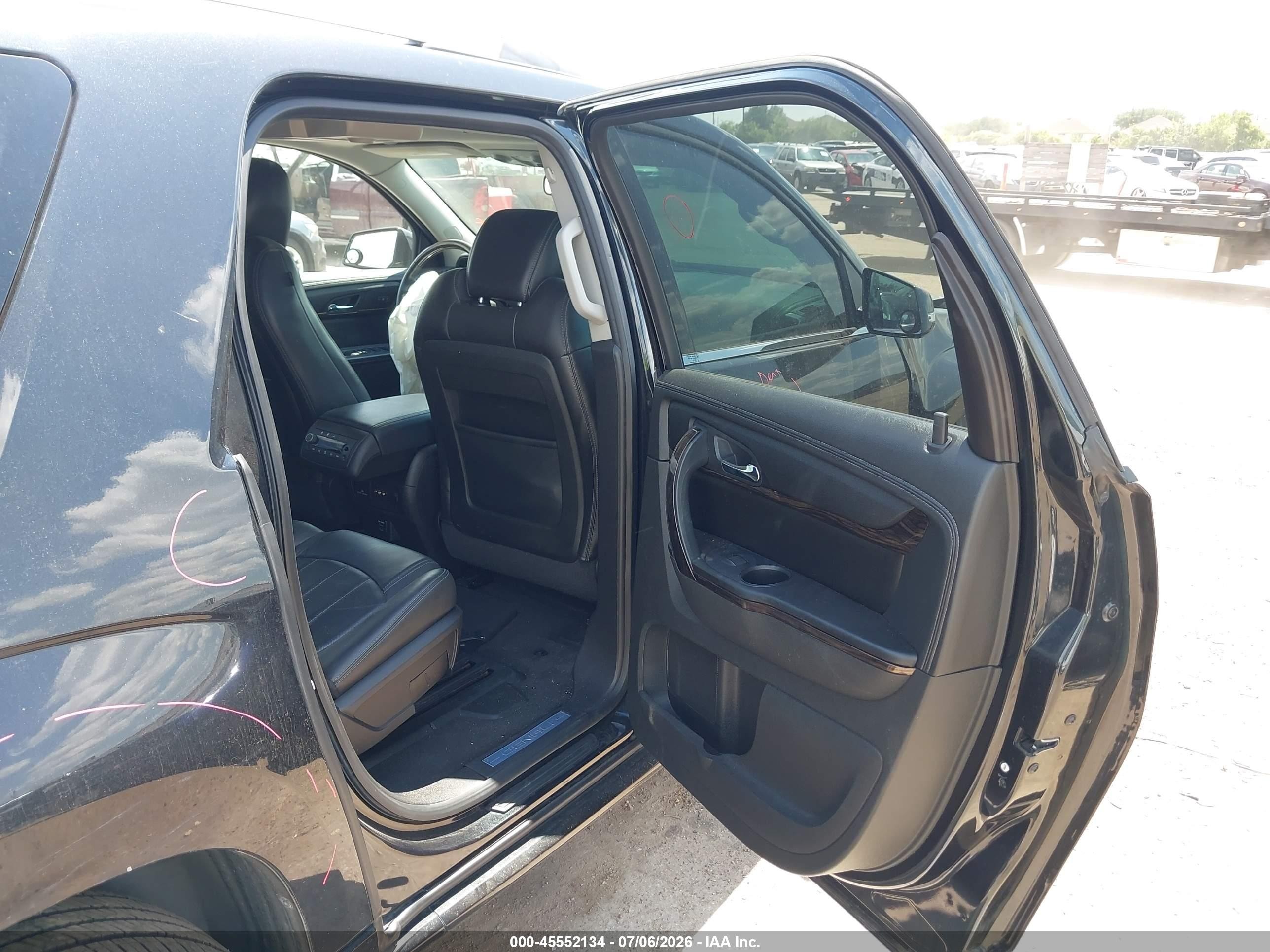 2015 Gmc Acadia Denali Черный vin: 1GKKRTKD3FJ255524