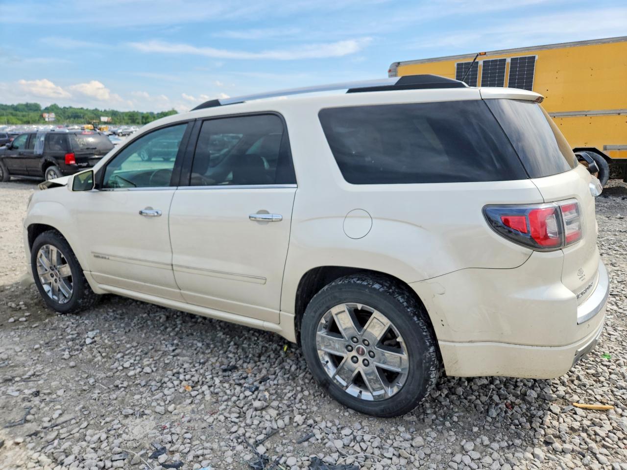 2015 Gmc Acadia Denali White vin: 1GKKRTKD3FJ277569