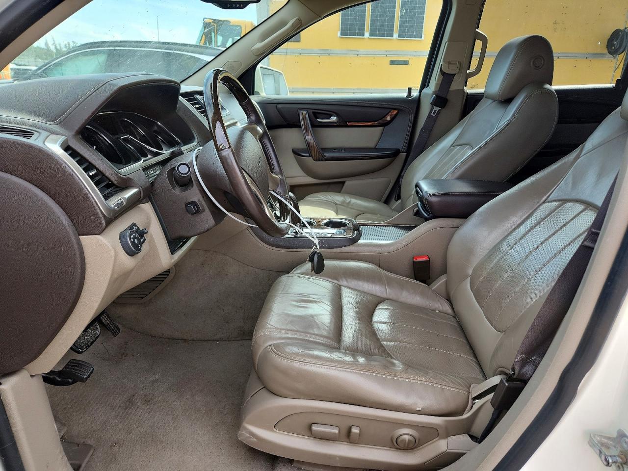 2015 Gmc Acadia Denali White vin: 1GKKRTKD3FJ277569