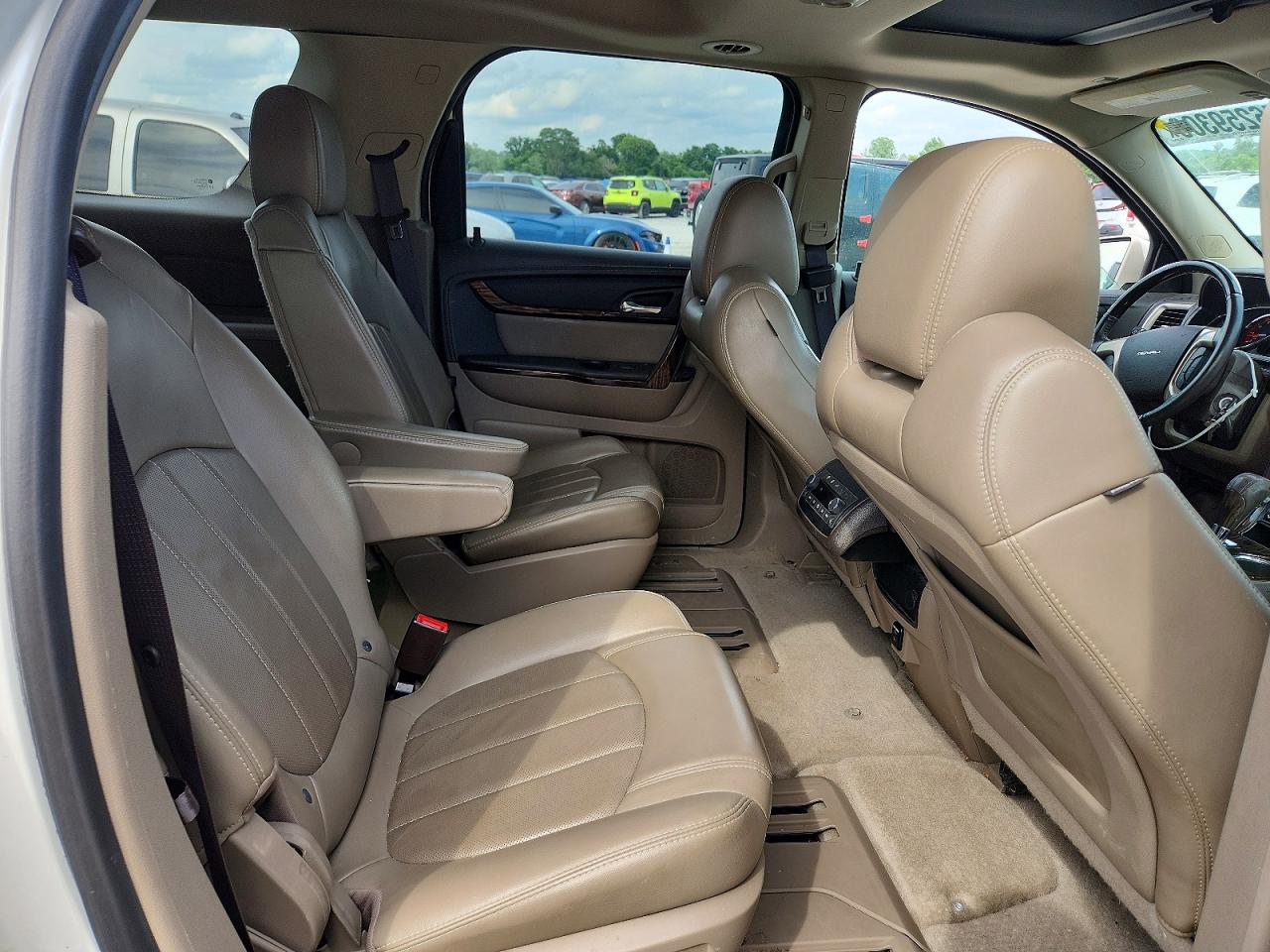 2015 Gmc Acadia Denali White vin: 1GKKRTKD3FJ277569